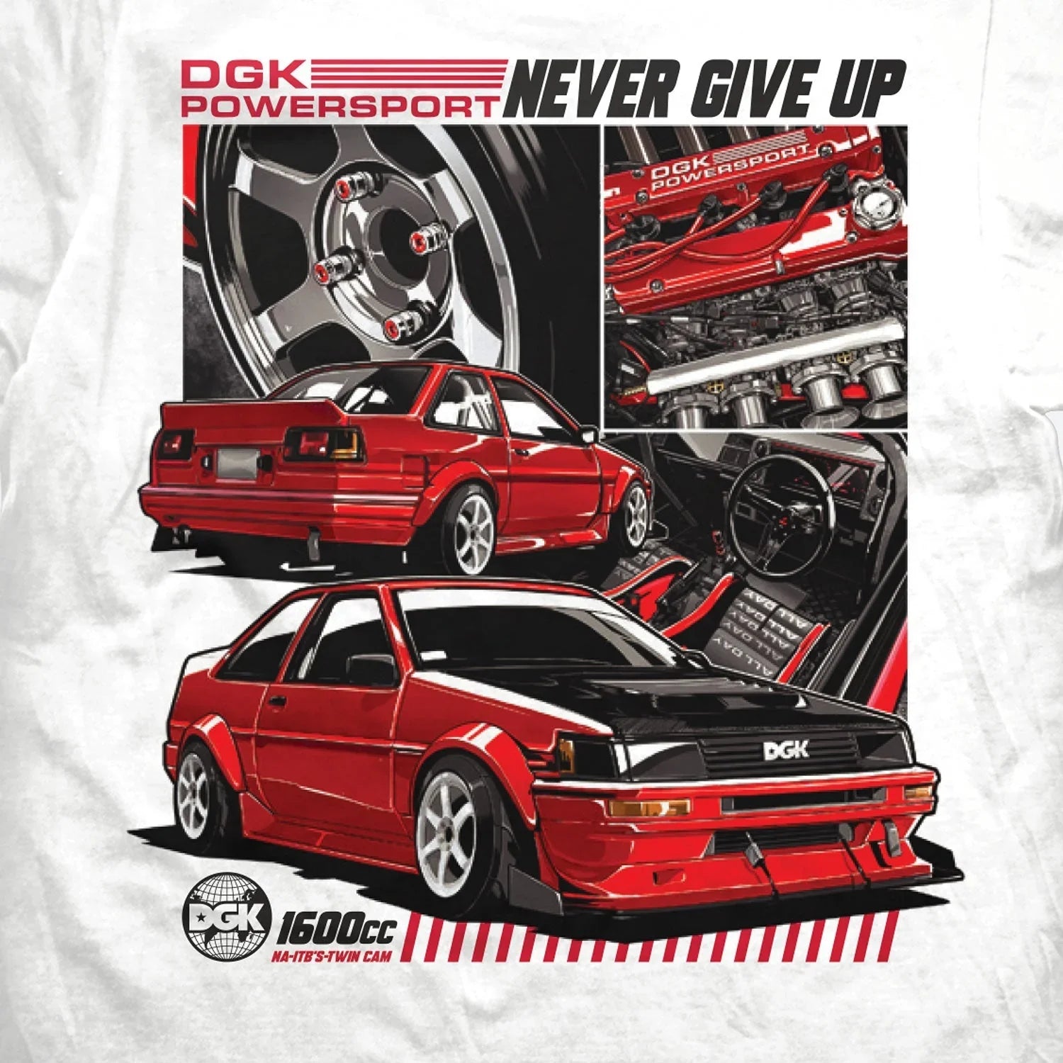Twin Cam T-Shirt - Four Street