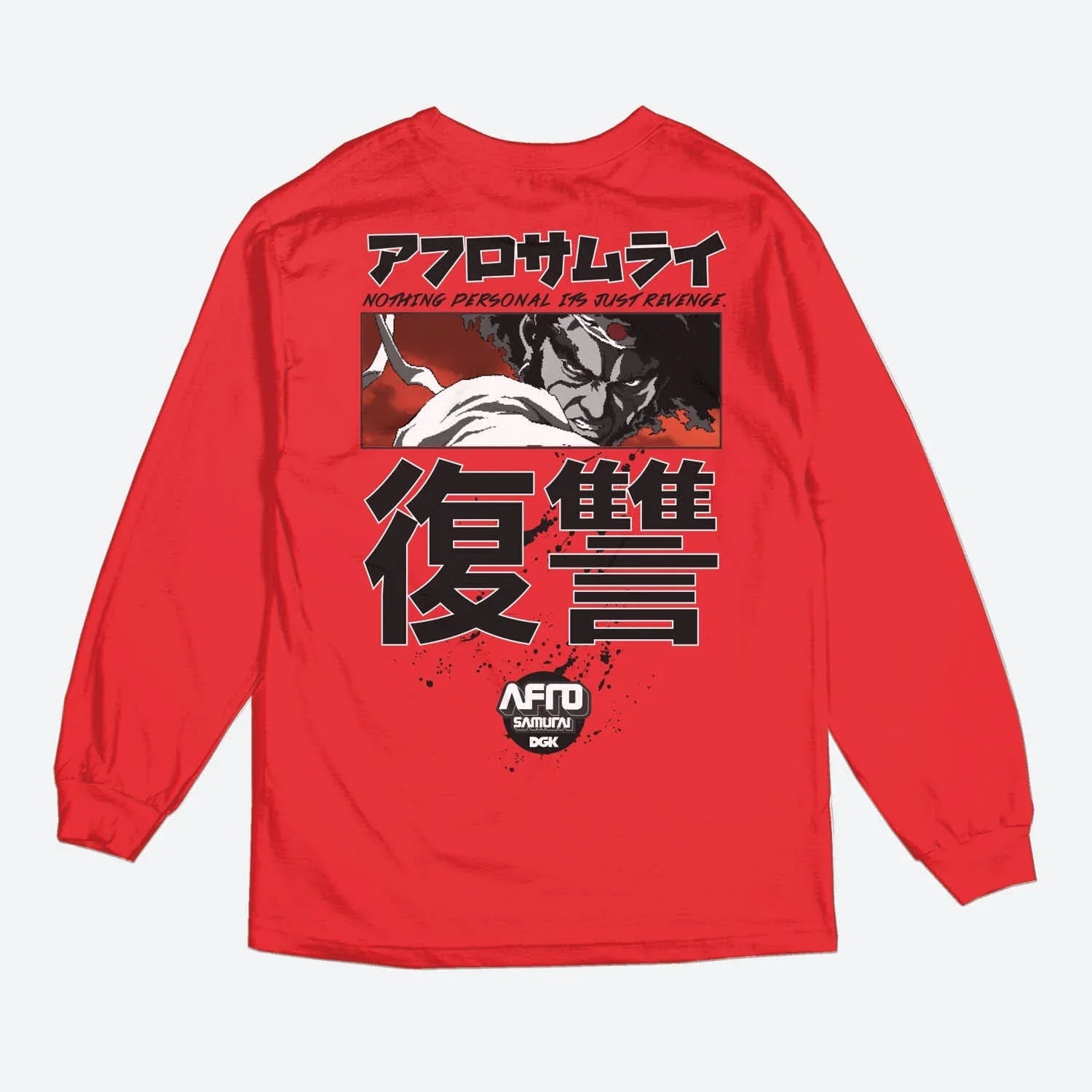 Afro Long Sleeve T-Shirt - Four Street