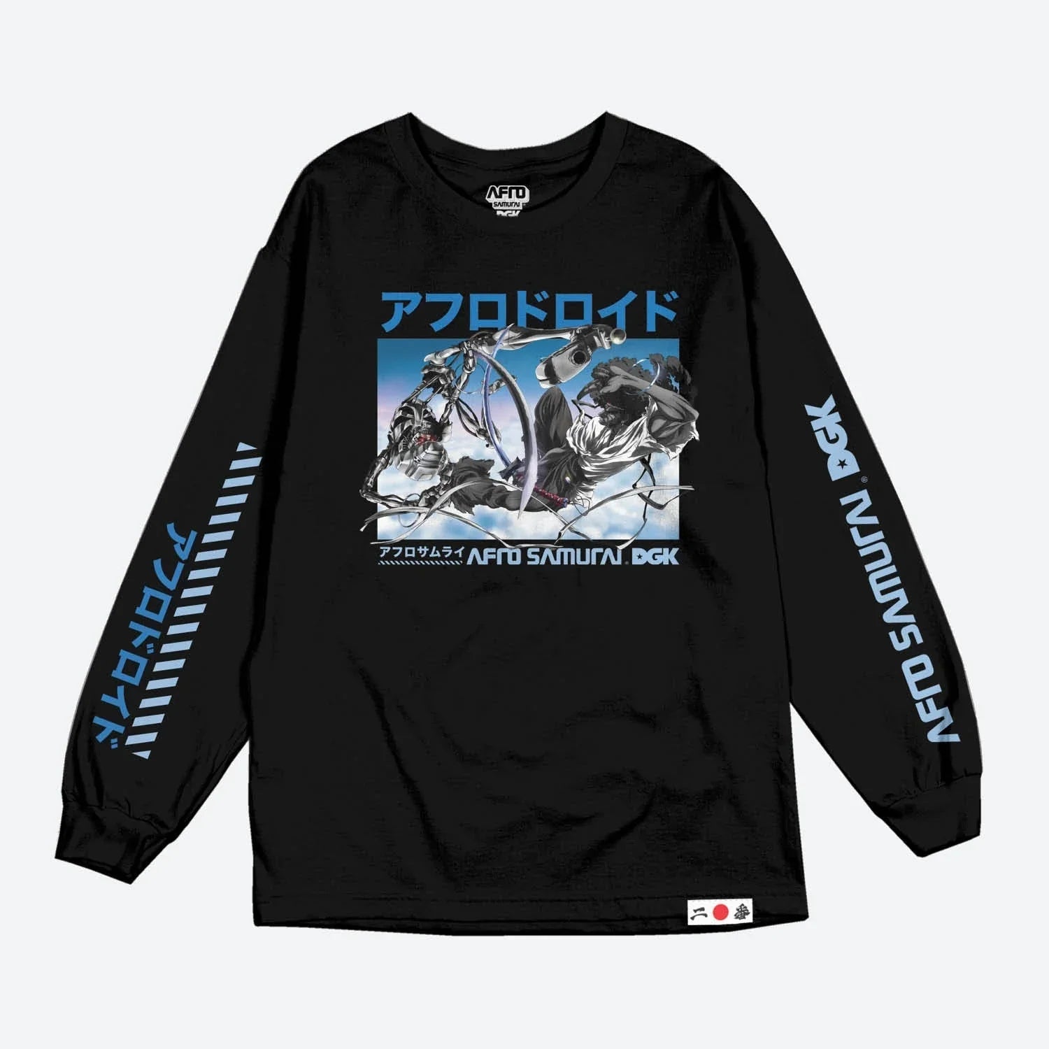 Afro vs. Afro Droid Long Sleeve T-Shirt - Four Street