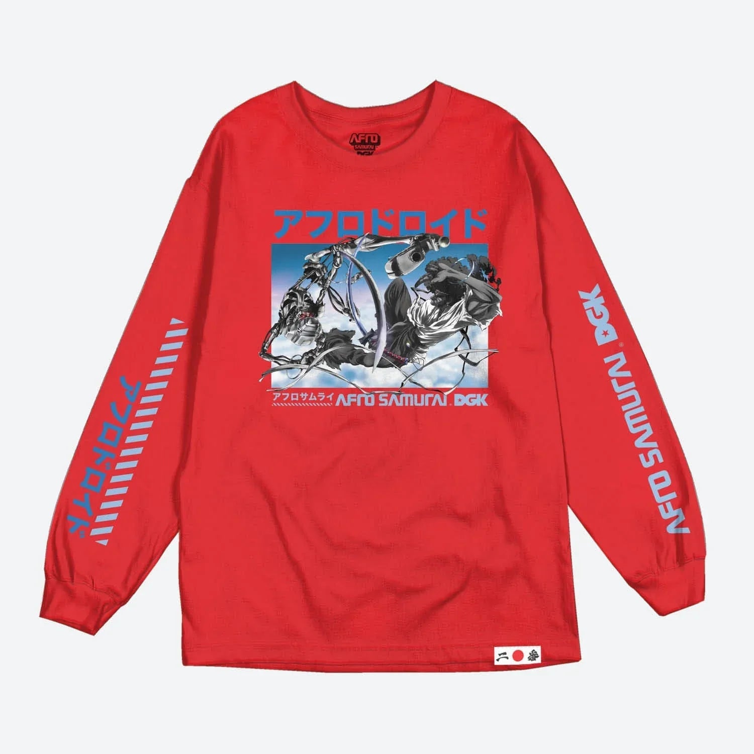 Afro vs. Afro Droid Long Sleeve T-Shirt - Four Street