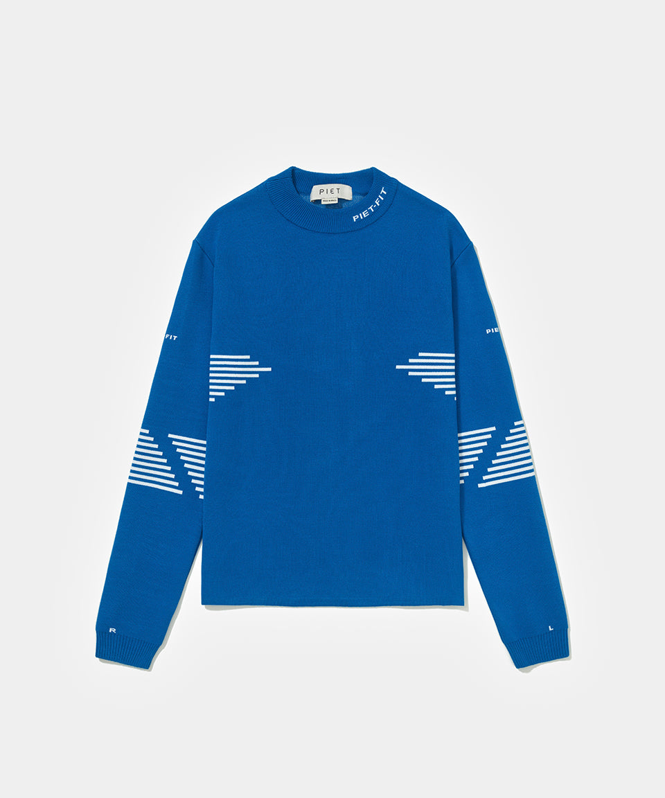Suéter Fitted - Azul