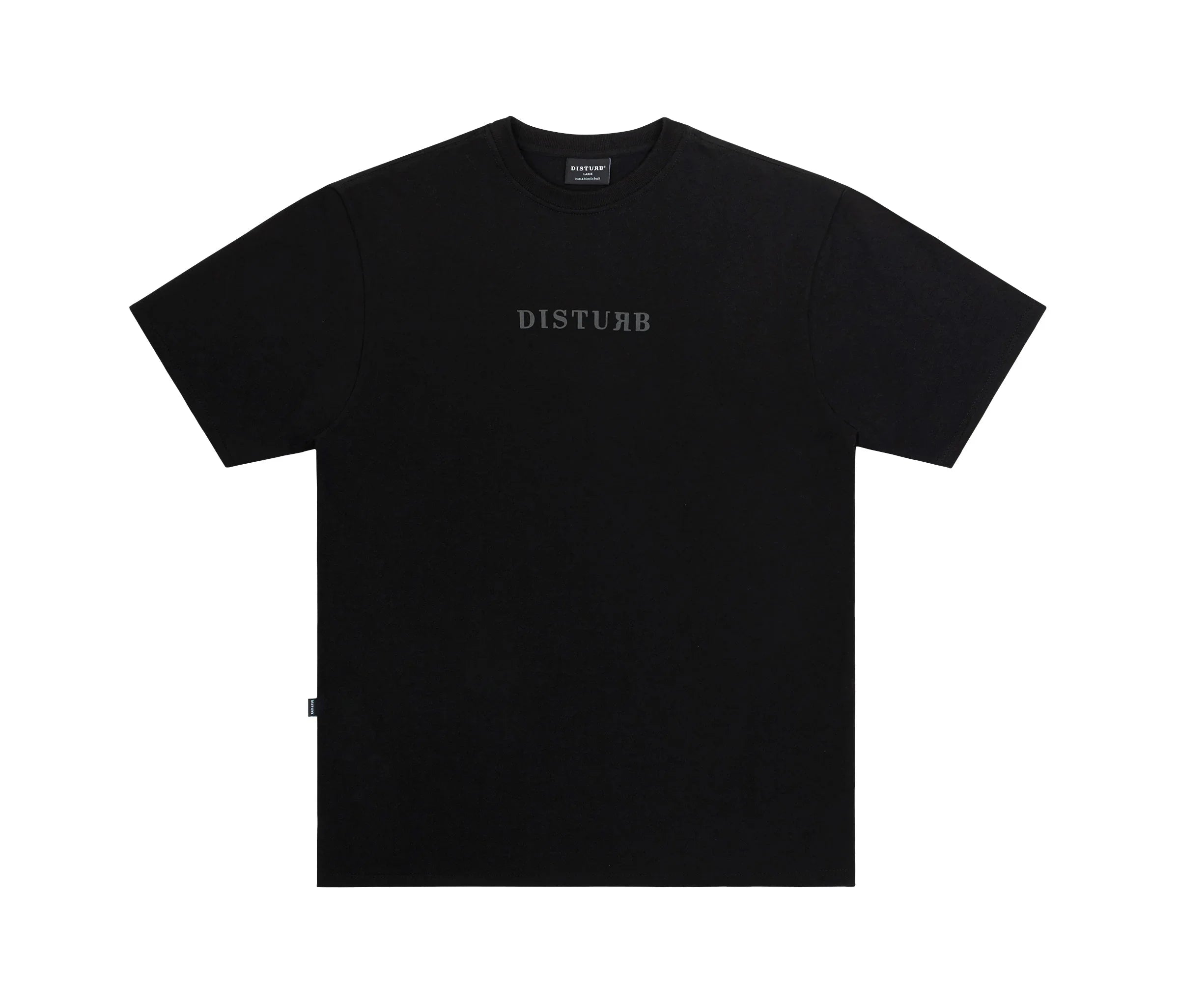 Fade Logo T-Shirt in Black - Four Street
