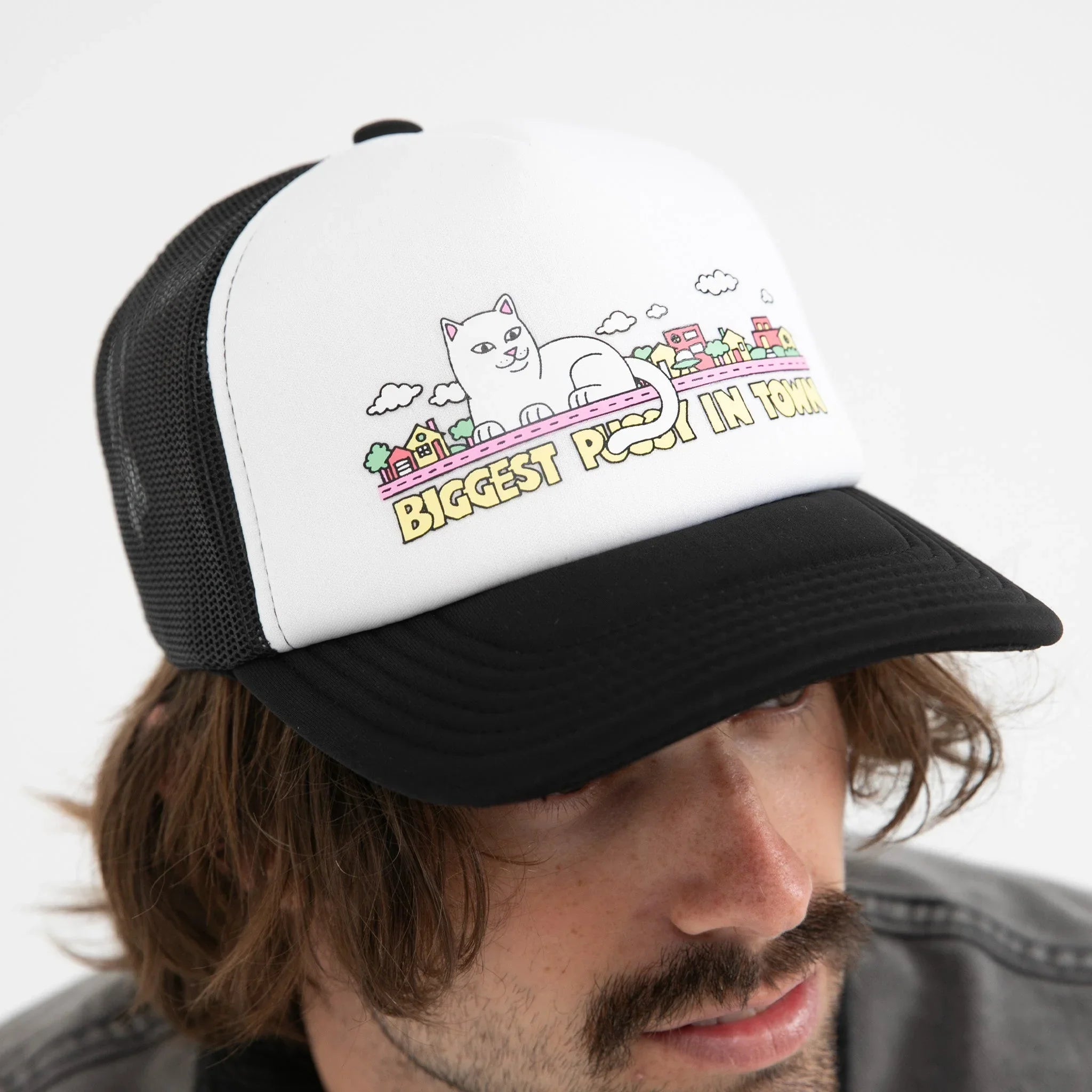 My Neighborhood Trucker Hat (Black) - Boné - Four Street