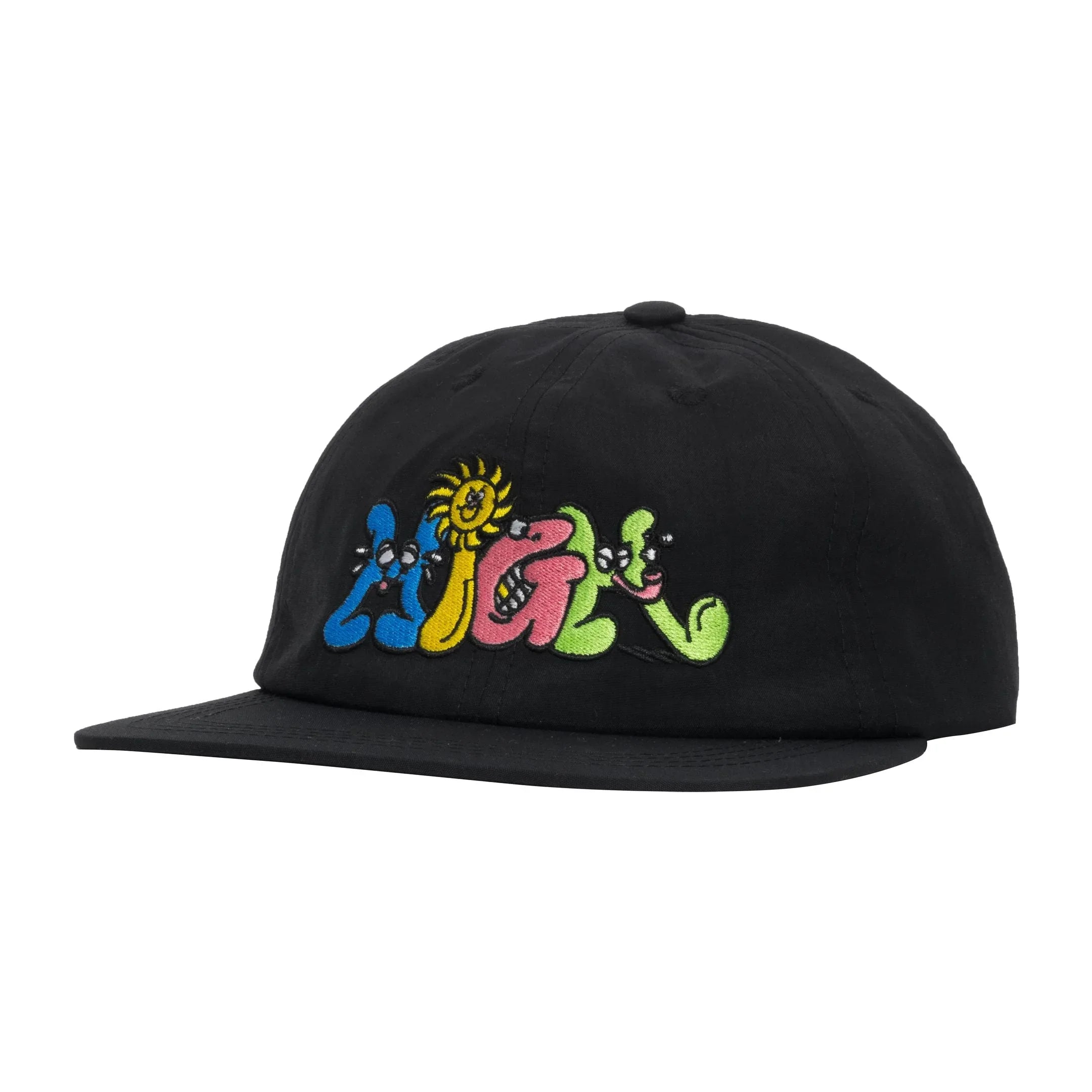 Boné 6 Panel High "Goofy" Preto - Four Street