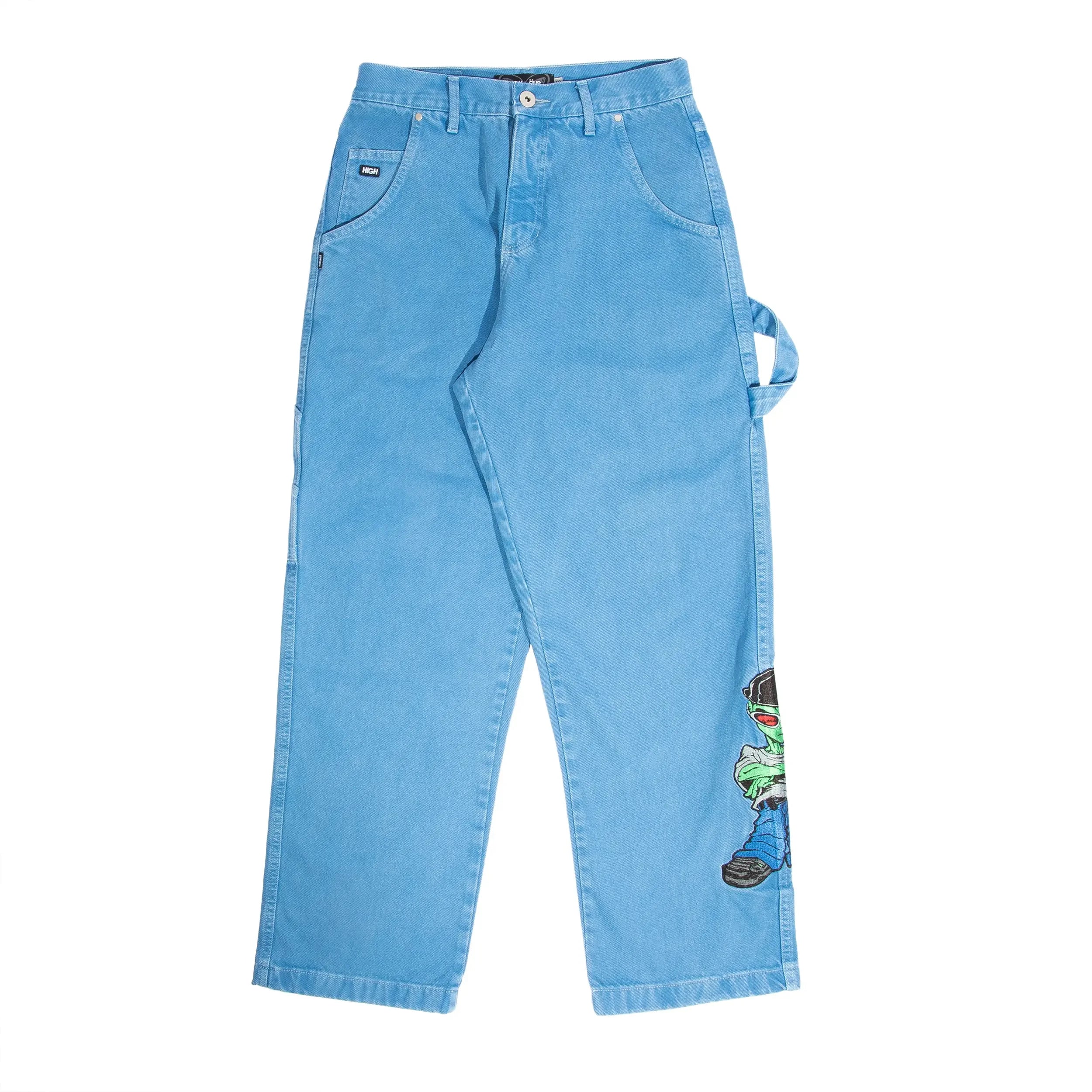 High & ÖUS Denin Baggy Stoned Blue - Four Street