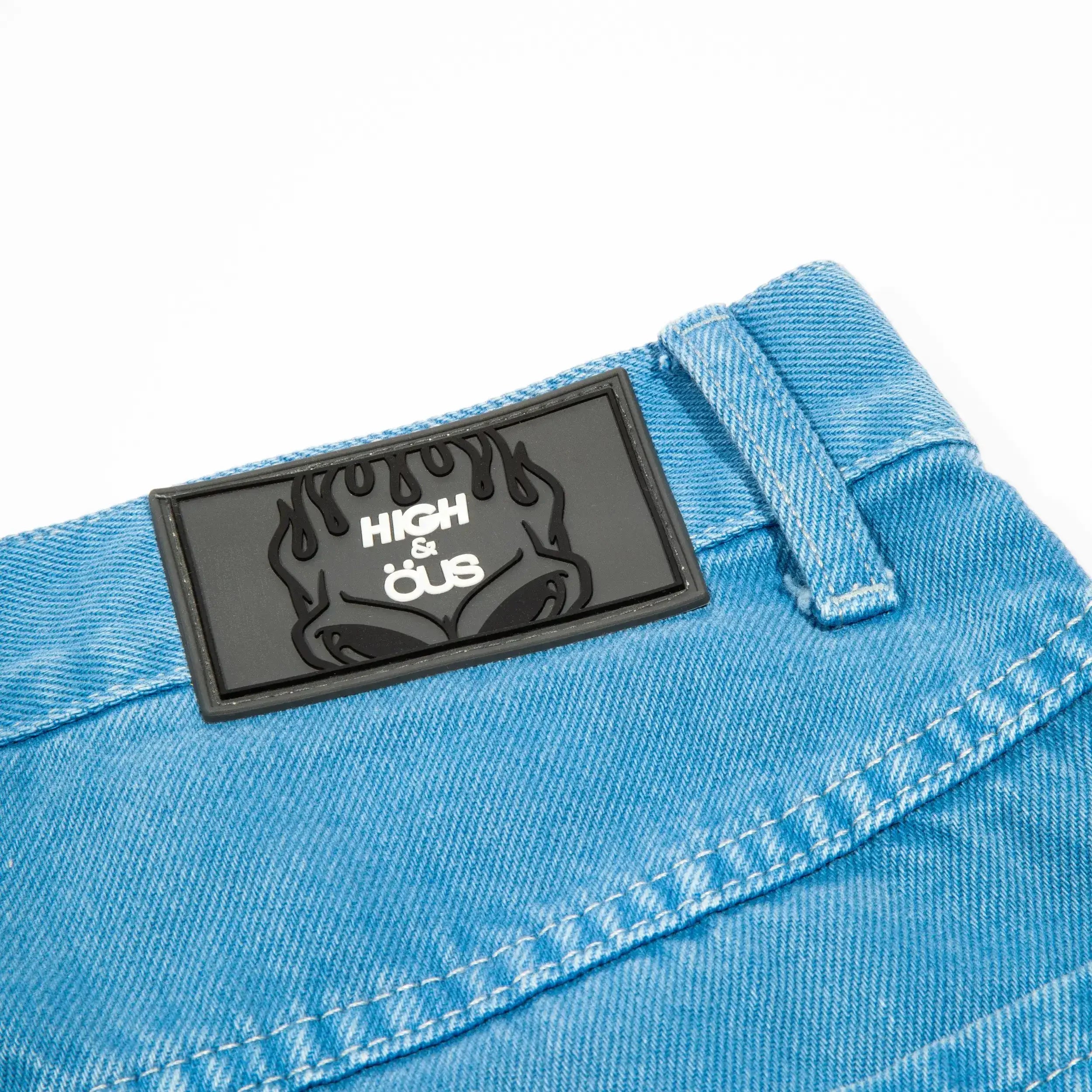 High & ÖUS Denin Baggy Stoned Blue - Four Street