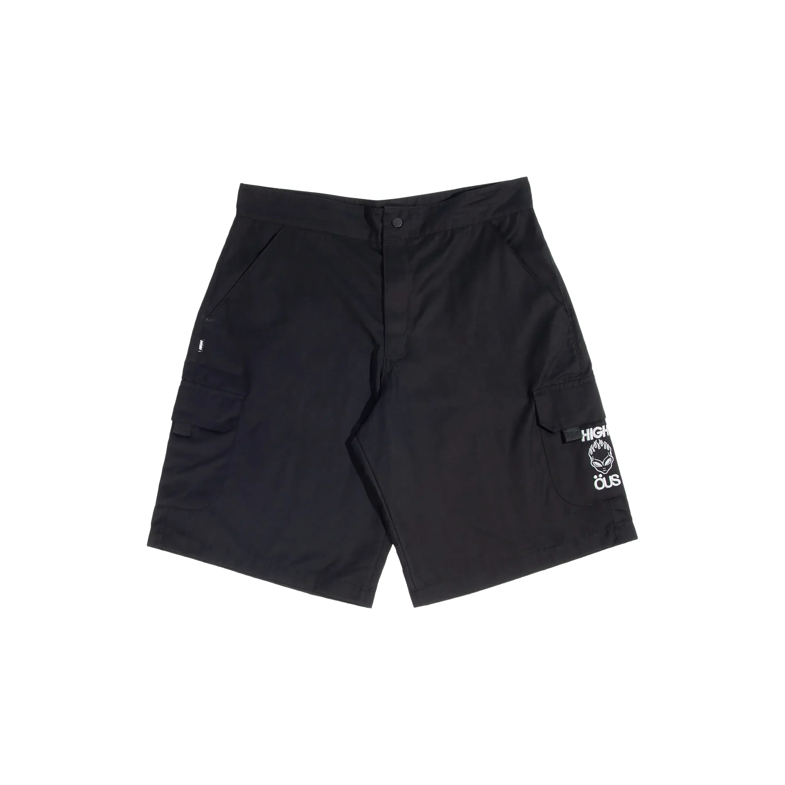 High & ÖUS Nylon Shorts Black - Four Street