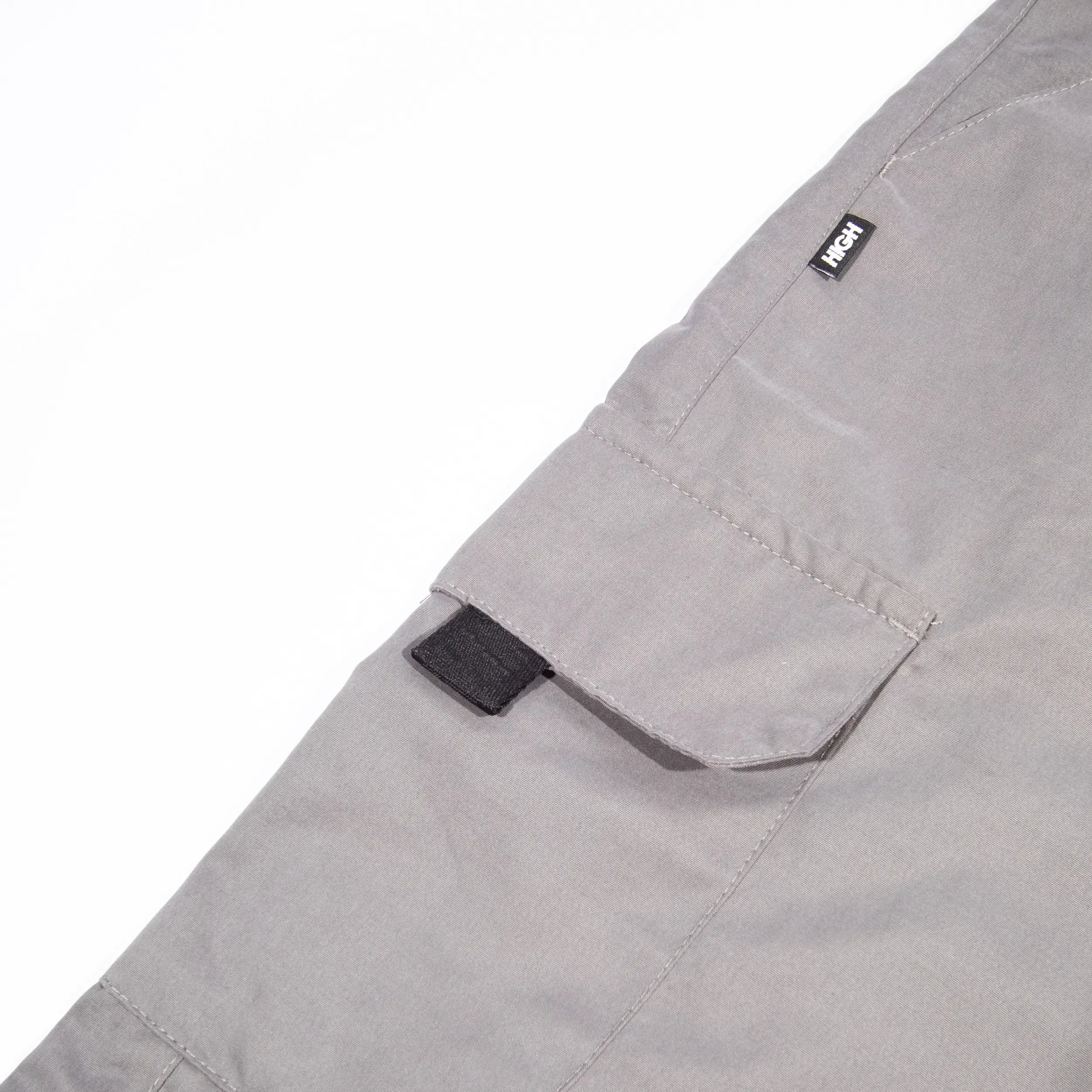 High & ÖUS Nylon Shorts Grey - Four Street