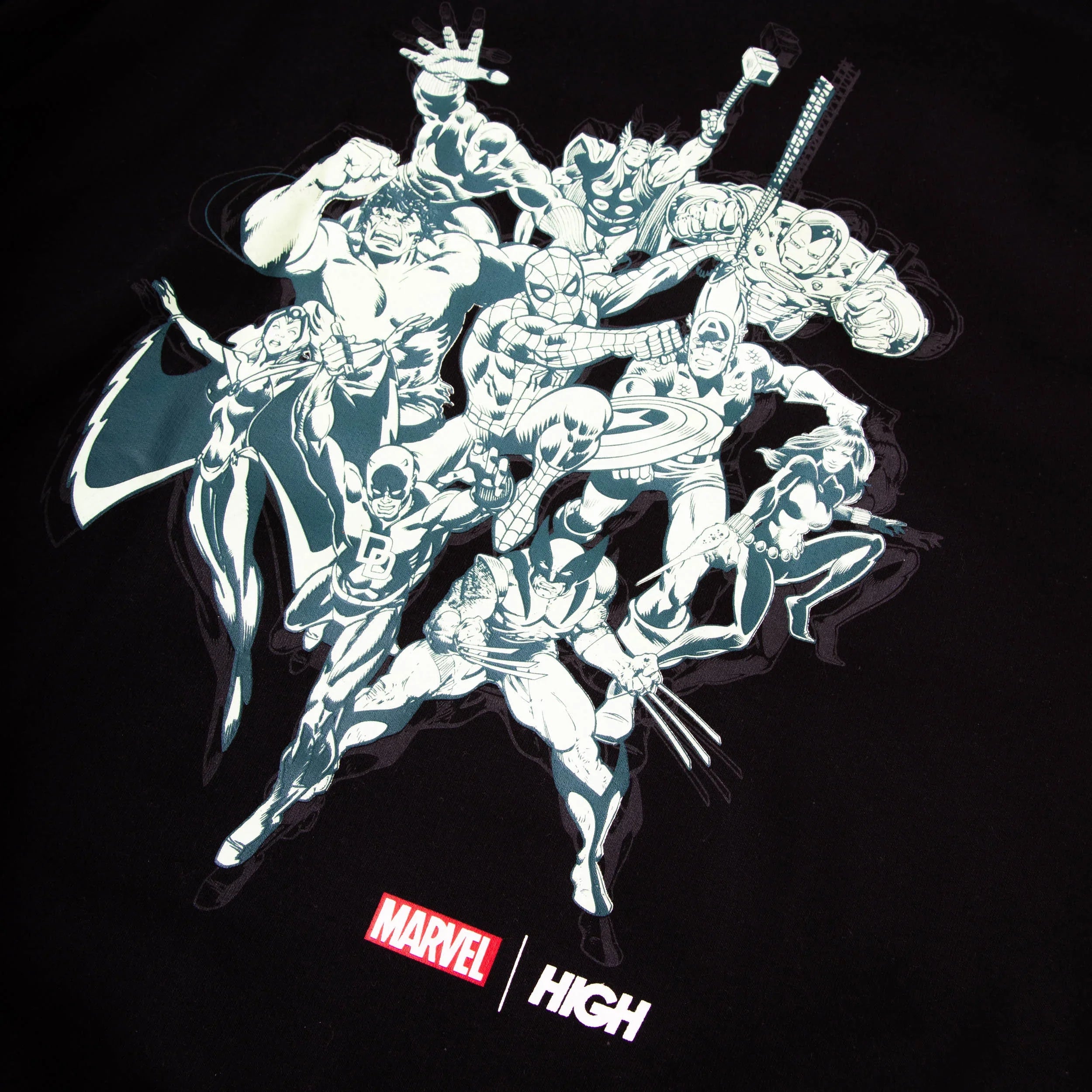 Hoodie Squad Black - Four Street