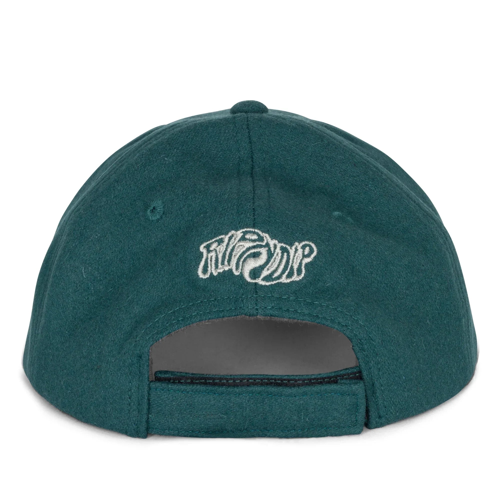Euphoria Wool Velcro 6 Panel Hat (Alpine Green) - Four Street