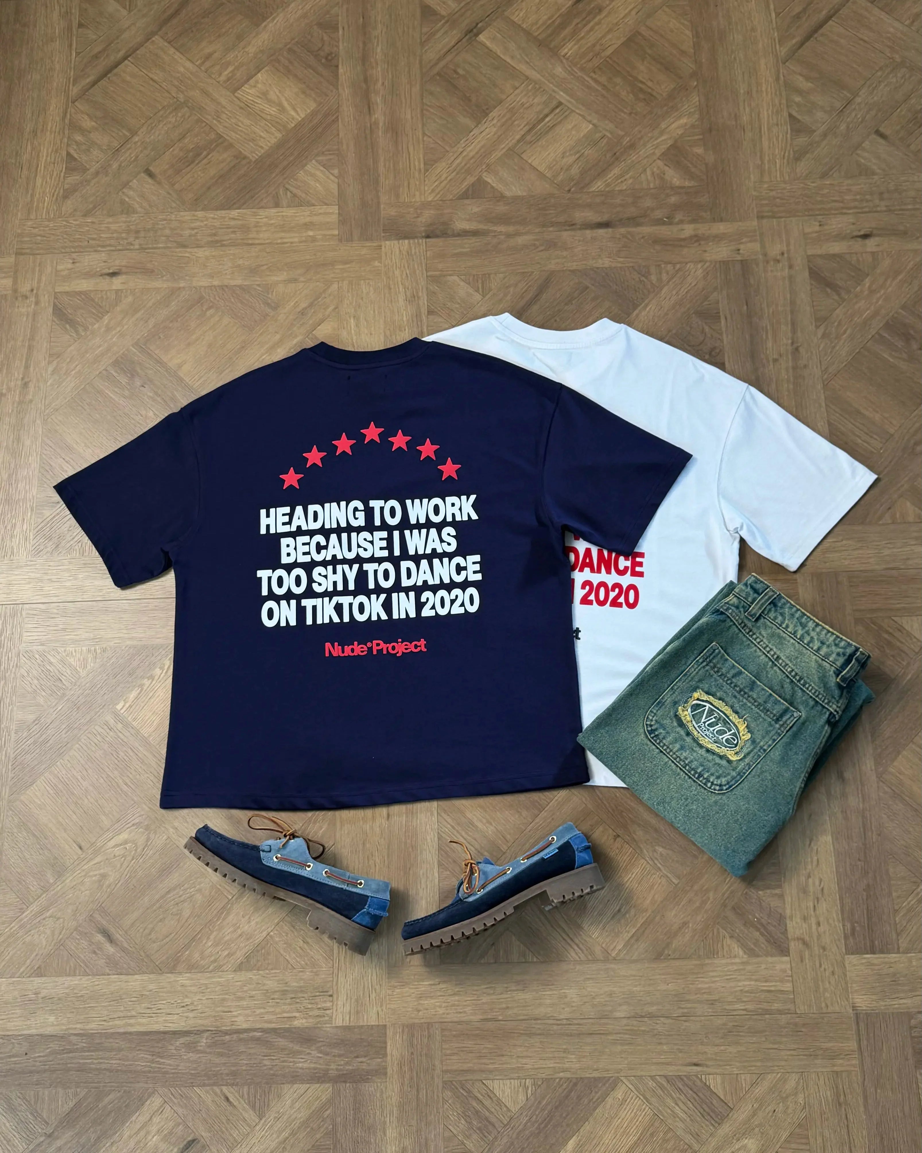9-5 Tee Navy