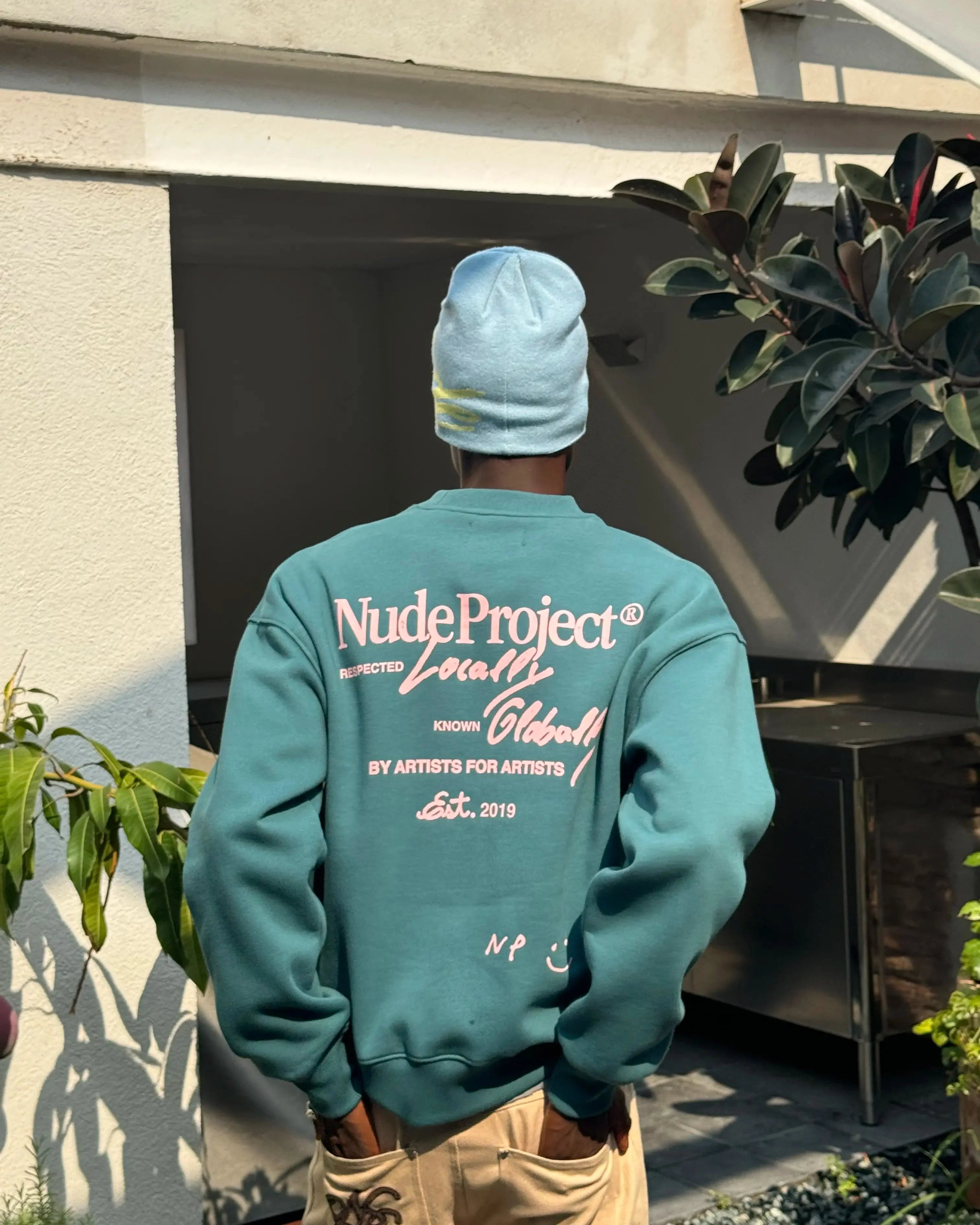 Global Soon Sweatshirt Bottle Green