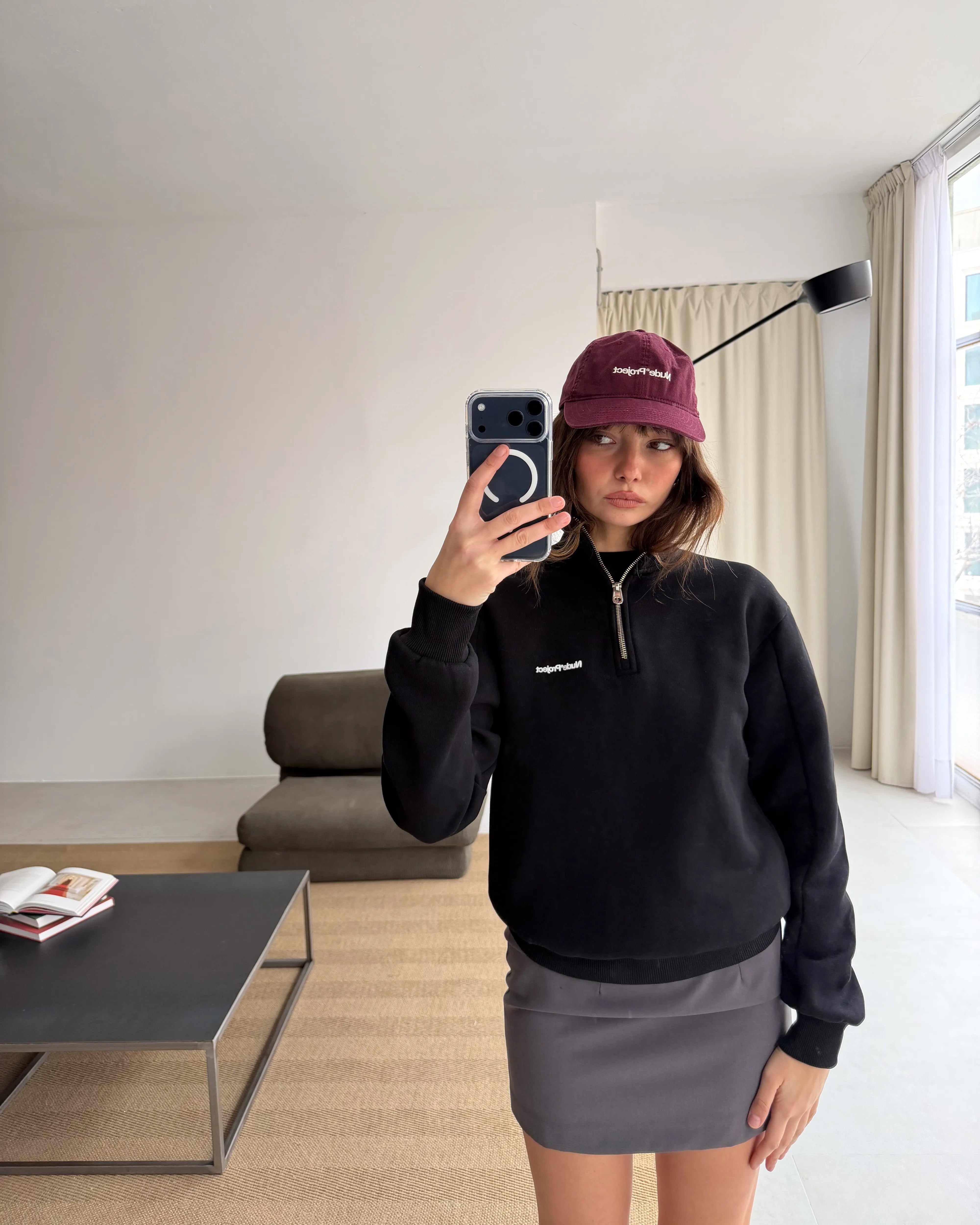 Origins Quarter-Zip Black