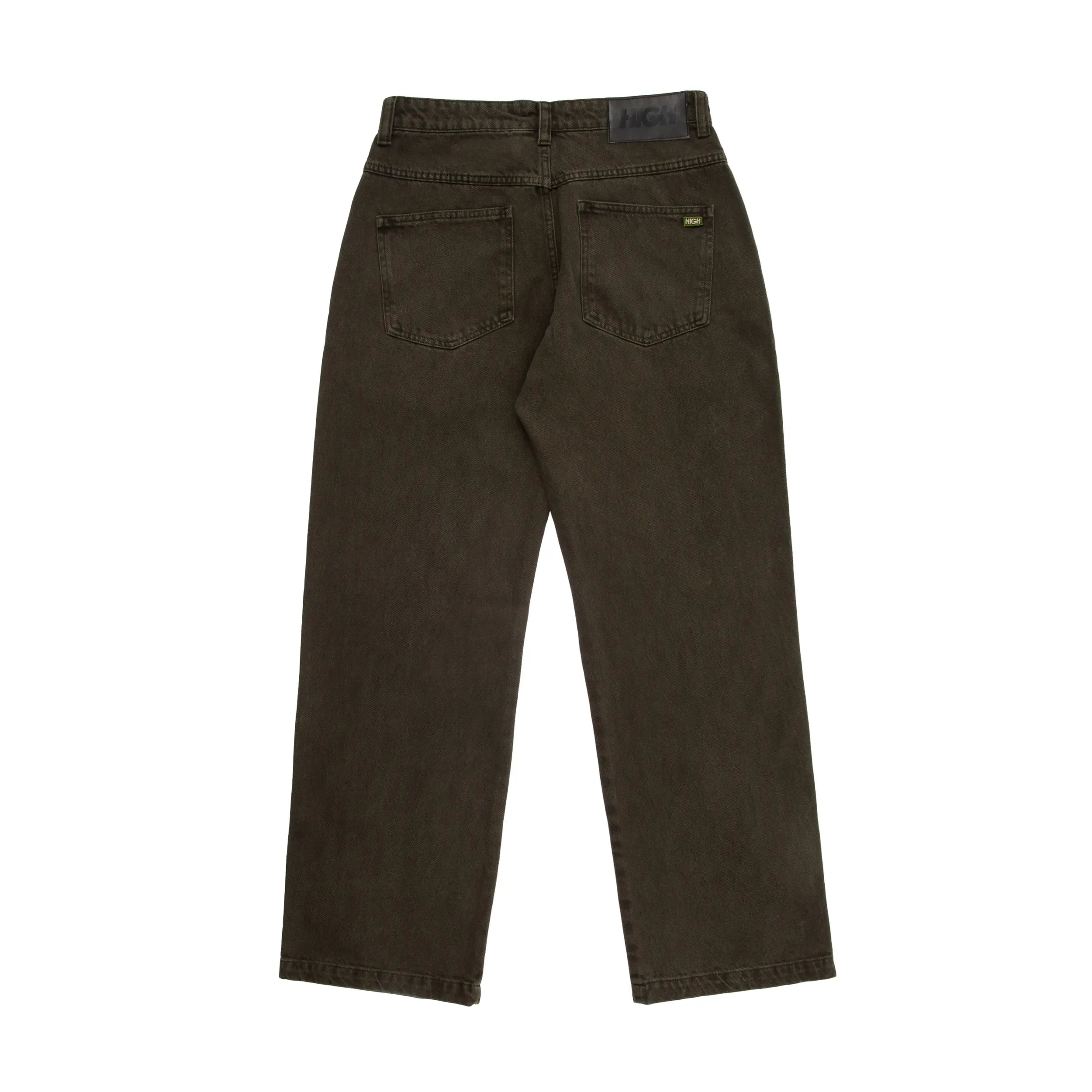 Jeans Pants Logo Line Desert Green - Four Street
