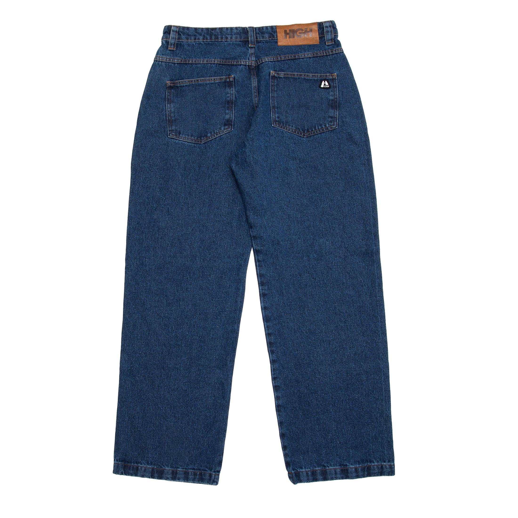Jeans Pants Logo Line Blue - Four Street