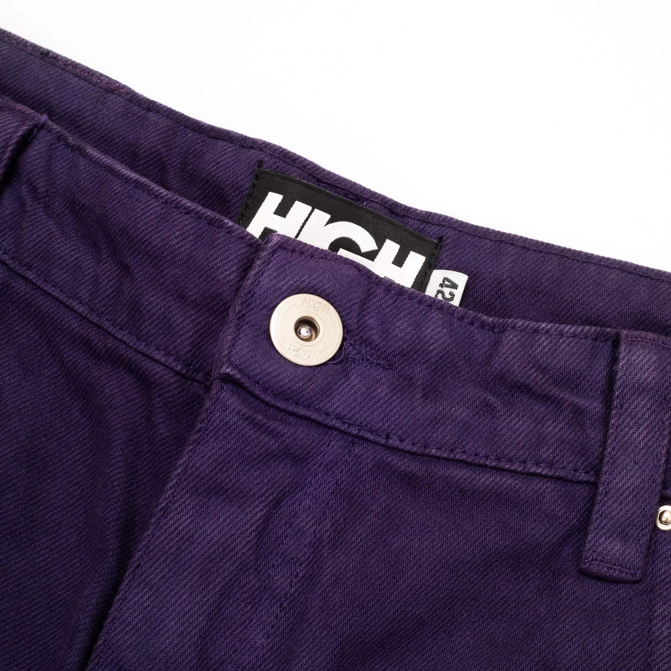 Jeans Pants Logo Line Purple - Four Street