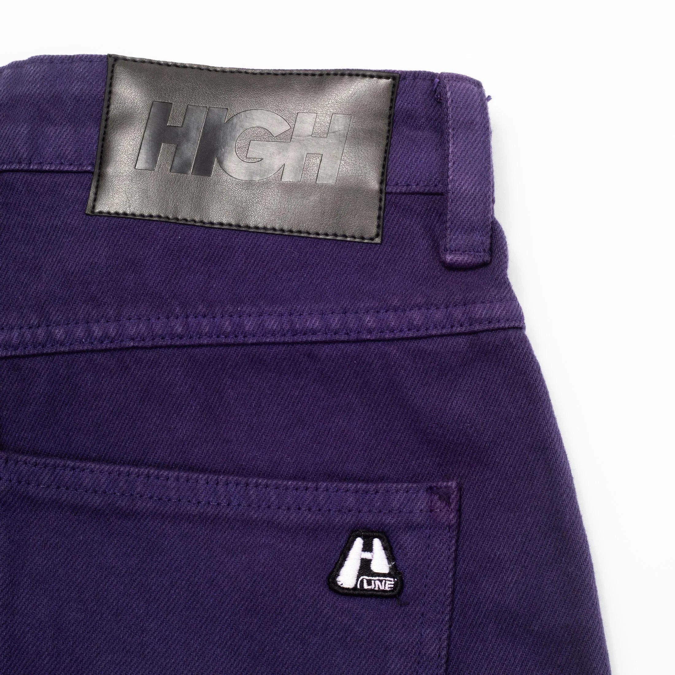 Jeans Pants Logo Line Purple - Four Street