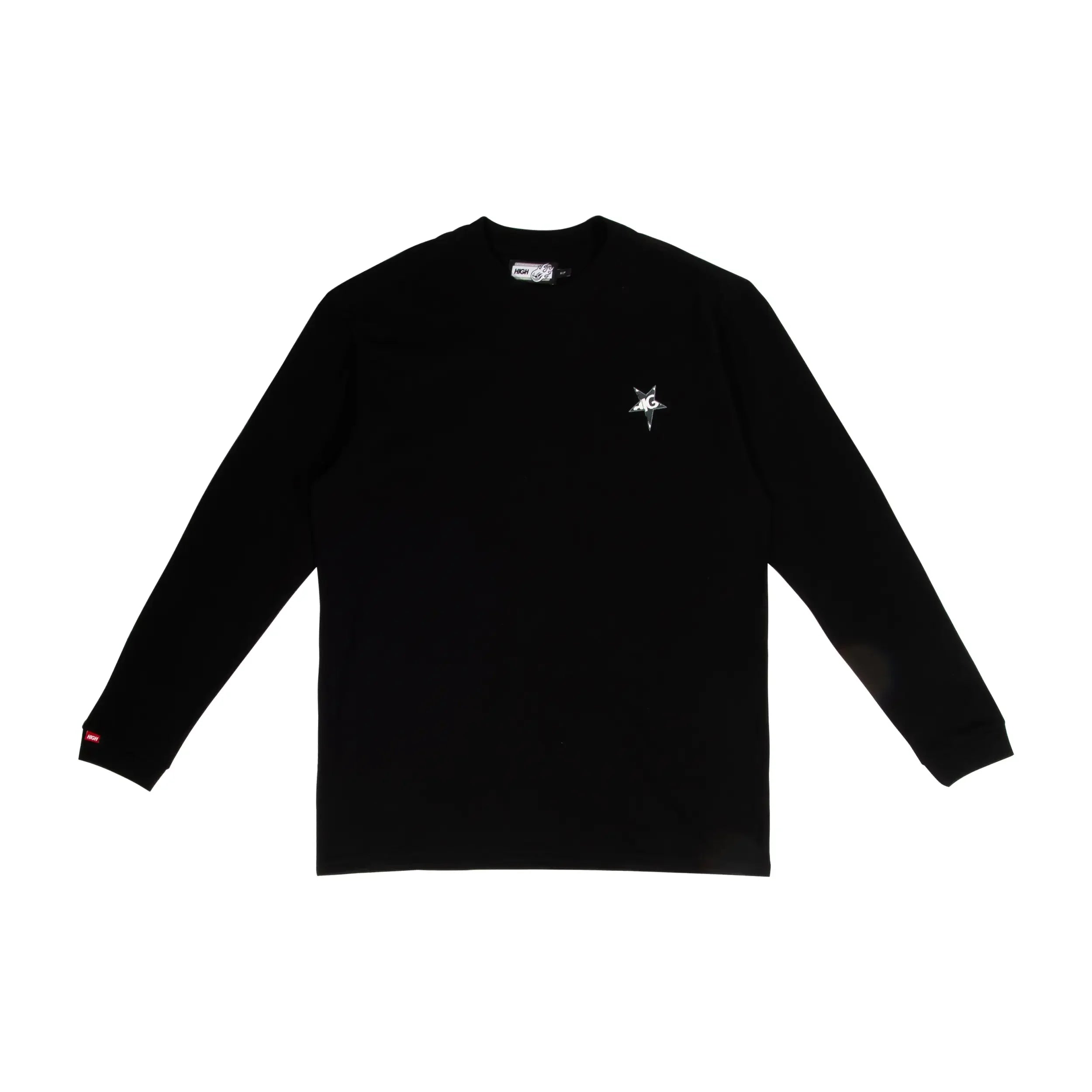 Longsleeve Stars Black - Four Street