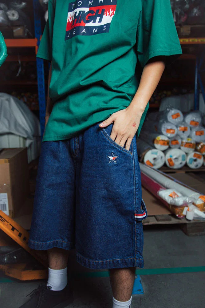 TJ x HIGH Denim Carpenter Shorts - Four Street