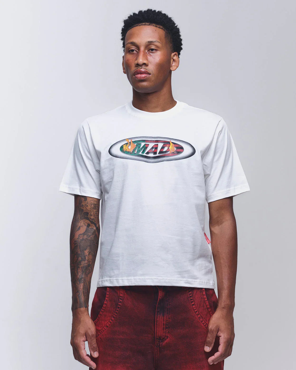 CAMISETA MAD LOGO 125 OFF WHITE - Four Street