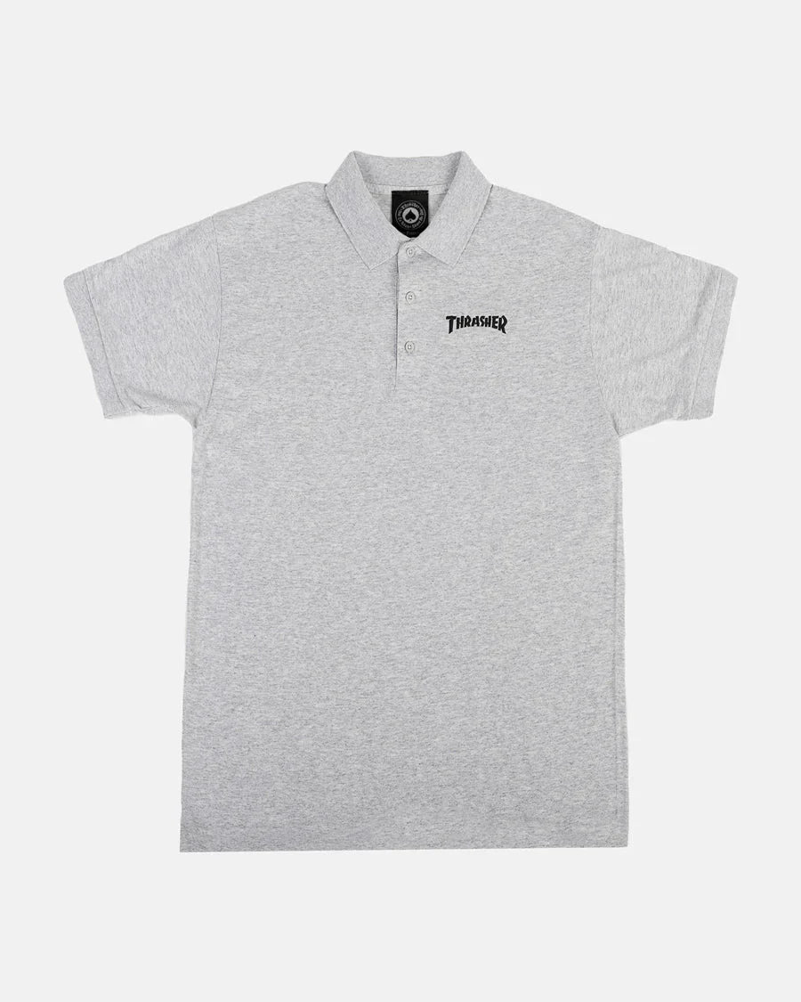 THRASHER - POLO - GREY - Four Street