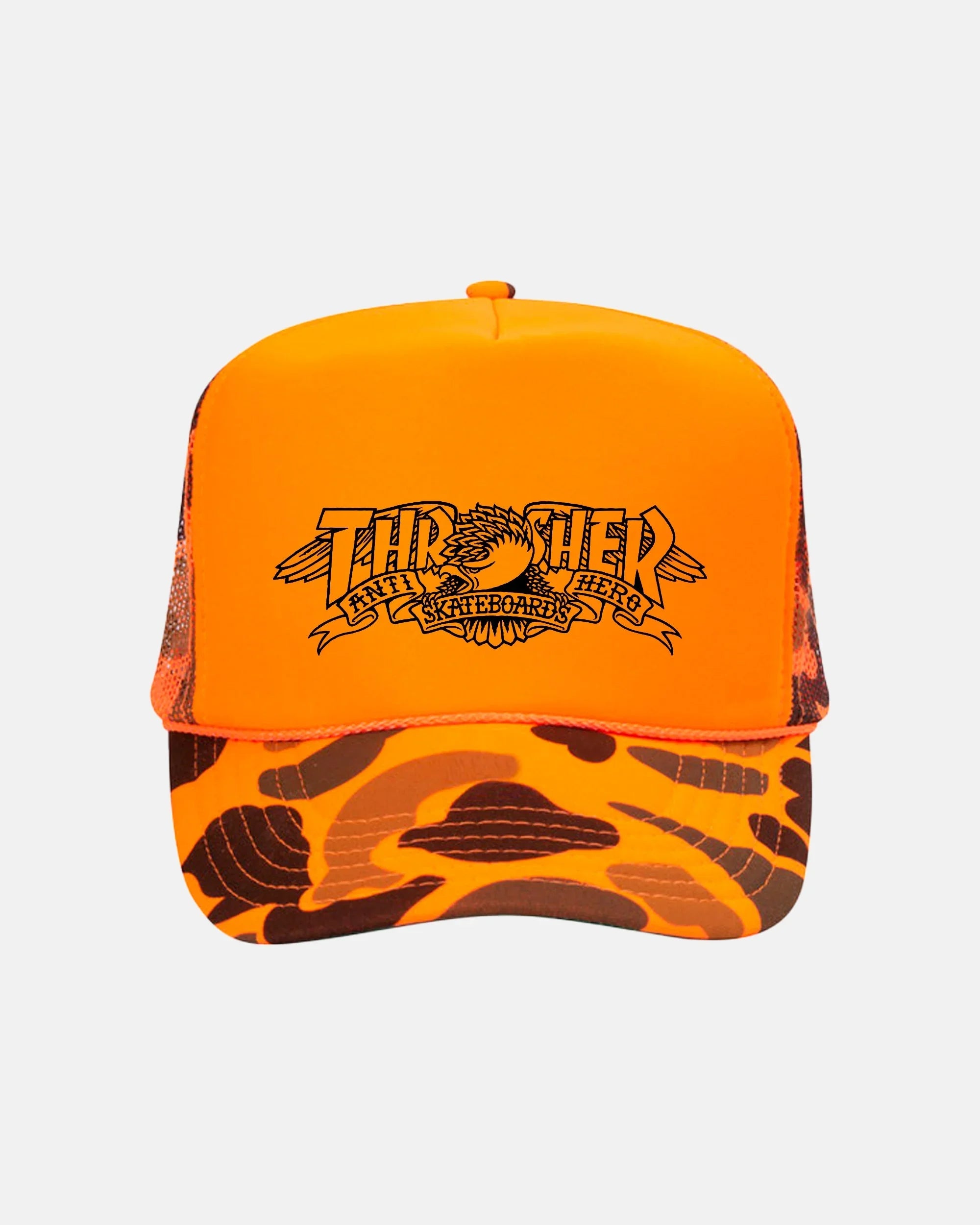 MAG BANNER - TRUCKER - ORANGE CAMO - Four Street