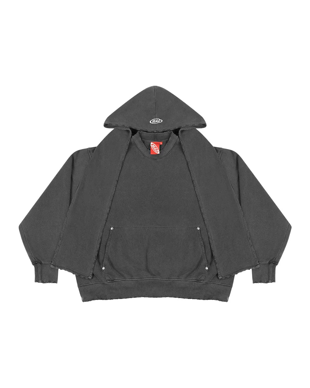 MOLETOM DURAG DE BRUXO CACHECOL DE TIME PRETO - Four Street