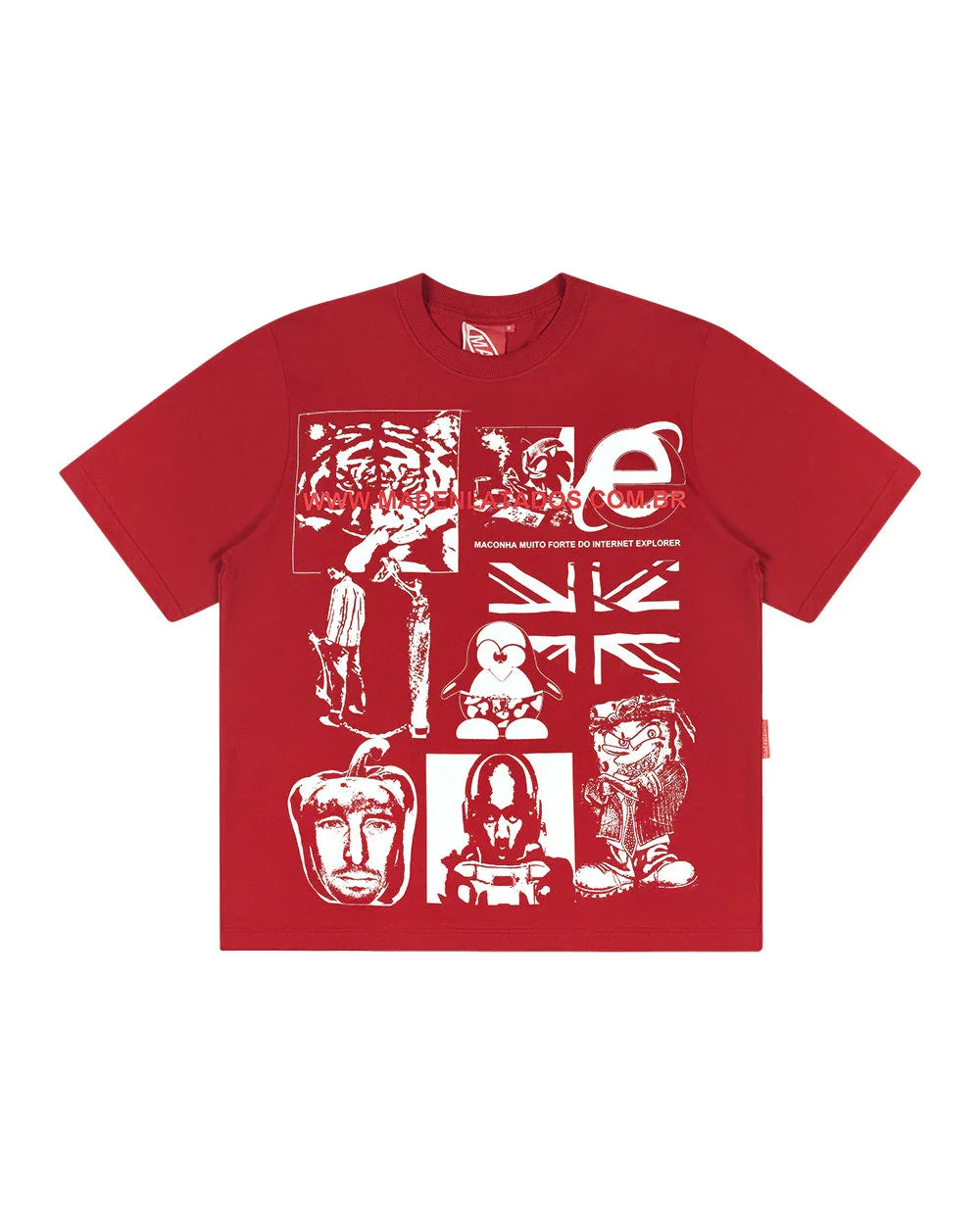 CAMISETA INTERNET VERMELHA - Four Street