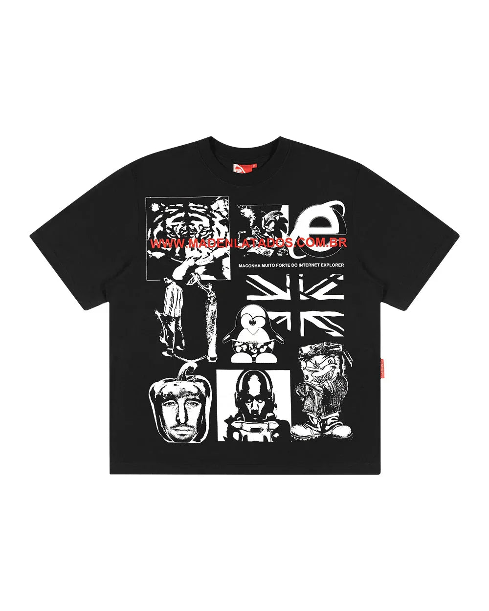 CAMISETA INTERNET PRETA - Four Street