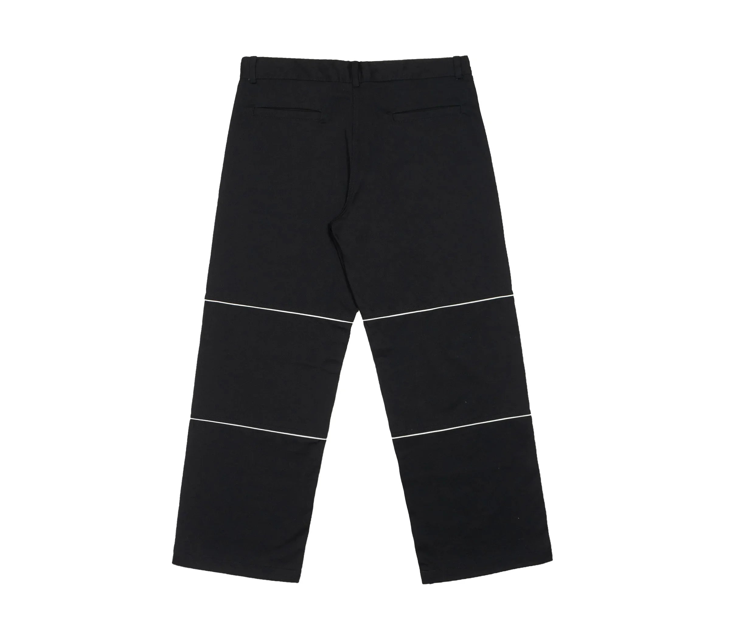 Minimal Twill Pants in Black - Four Street