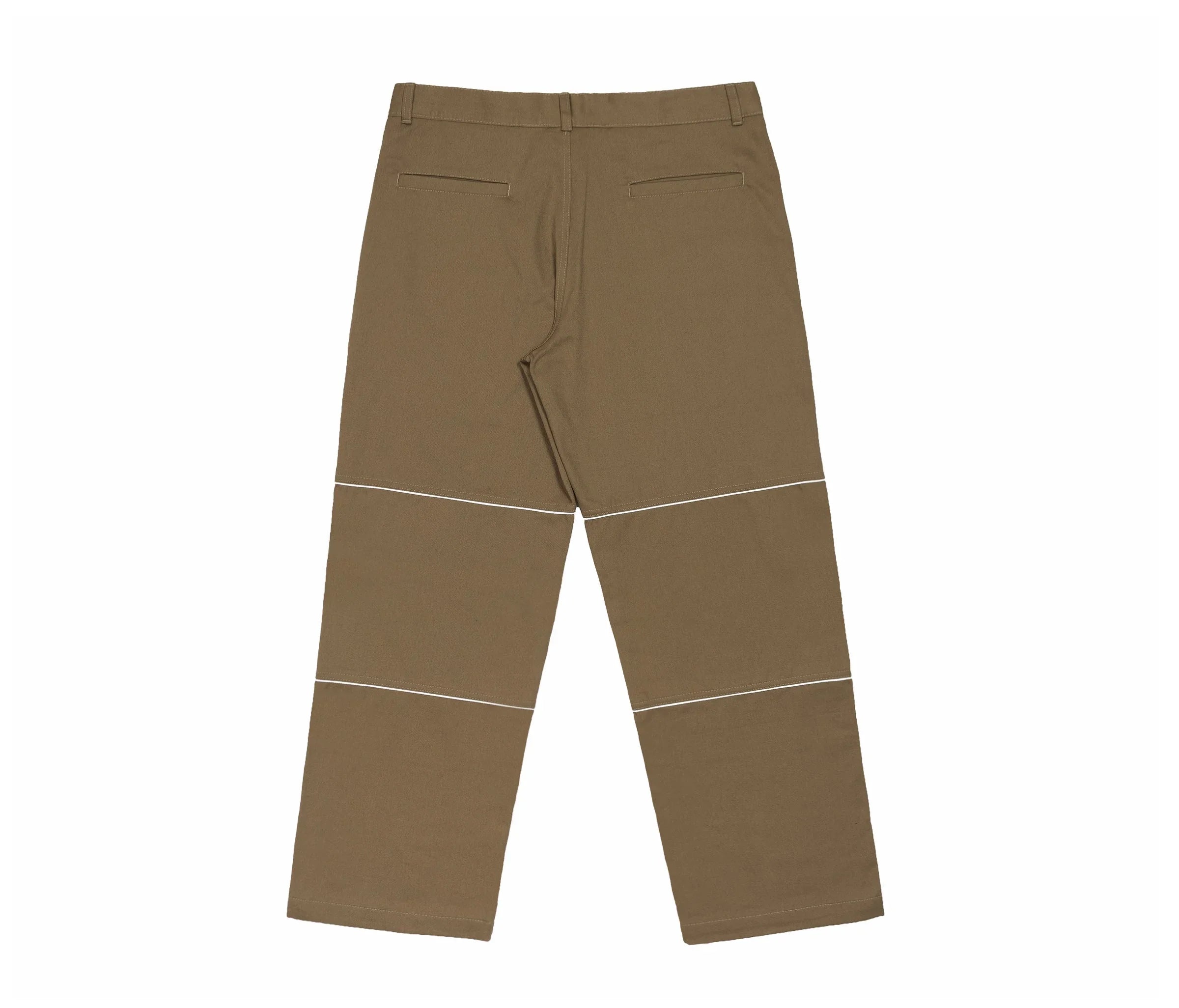 Minimal Twill Pants in Brown - Four Street