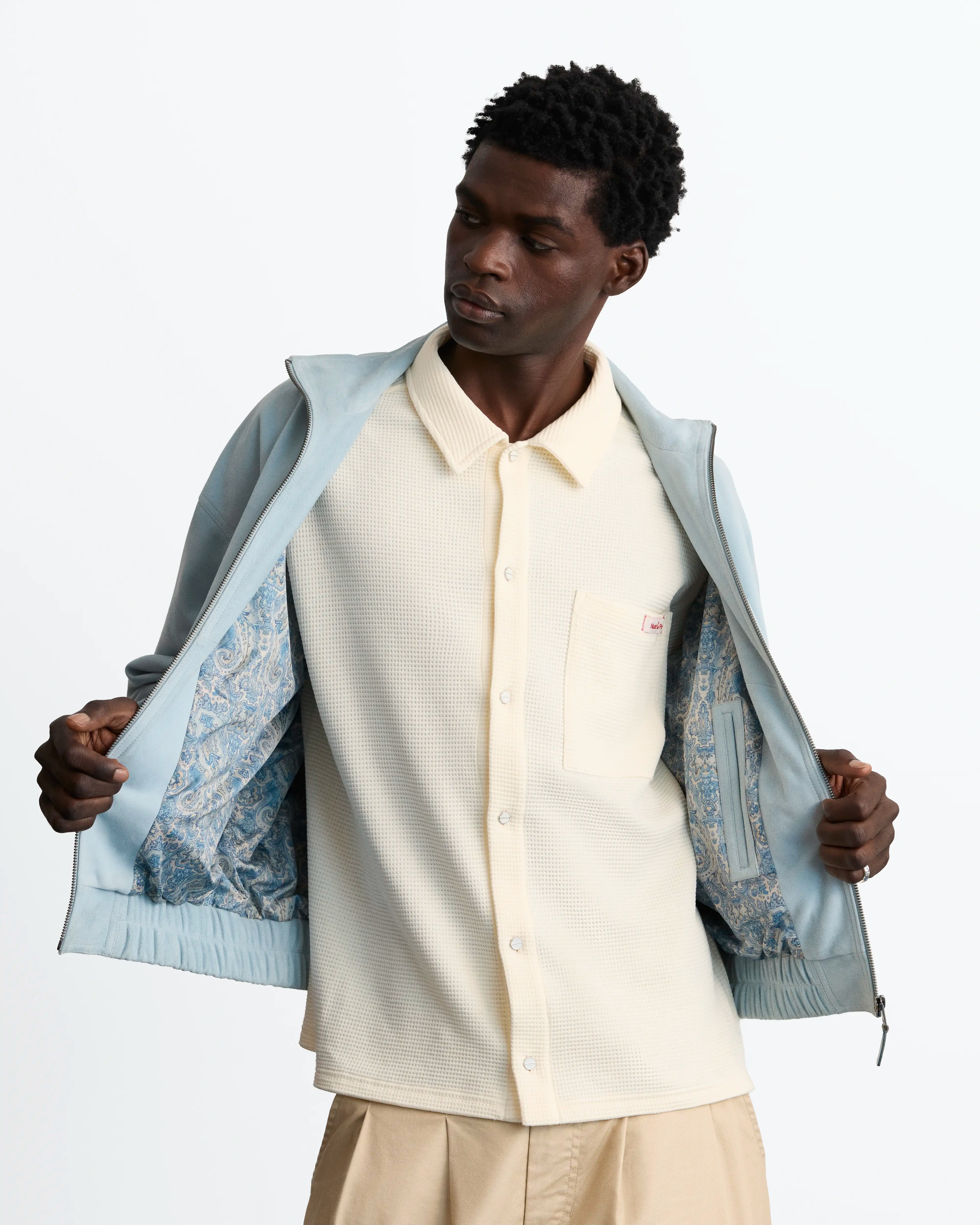 Montecarlo Waffle Shirt Ivory