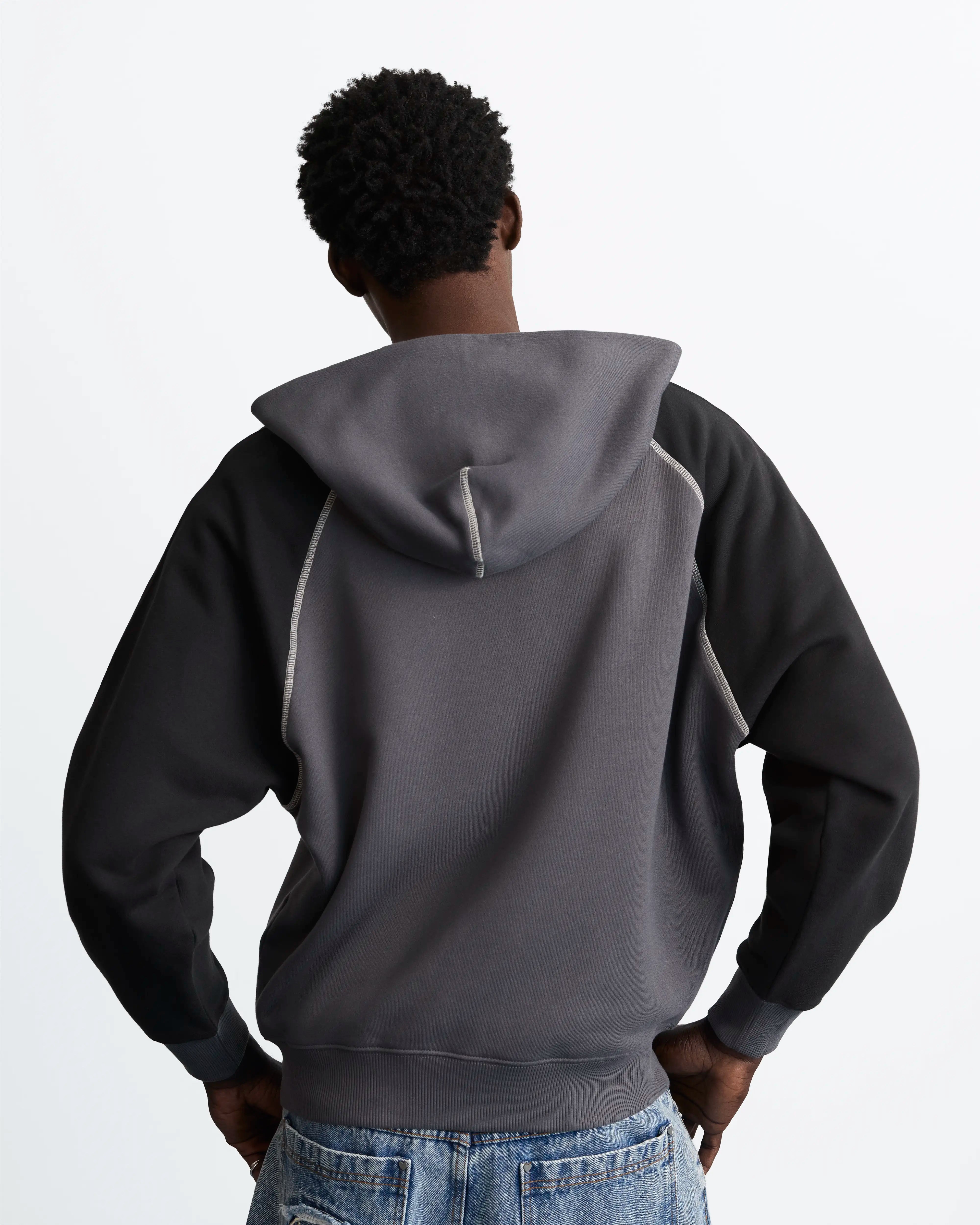Team Zip-Up Hoodie Ash