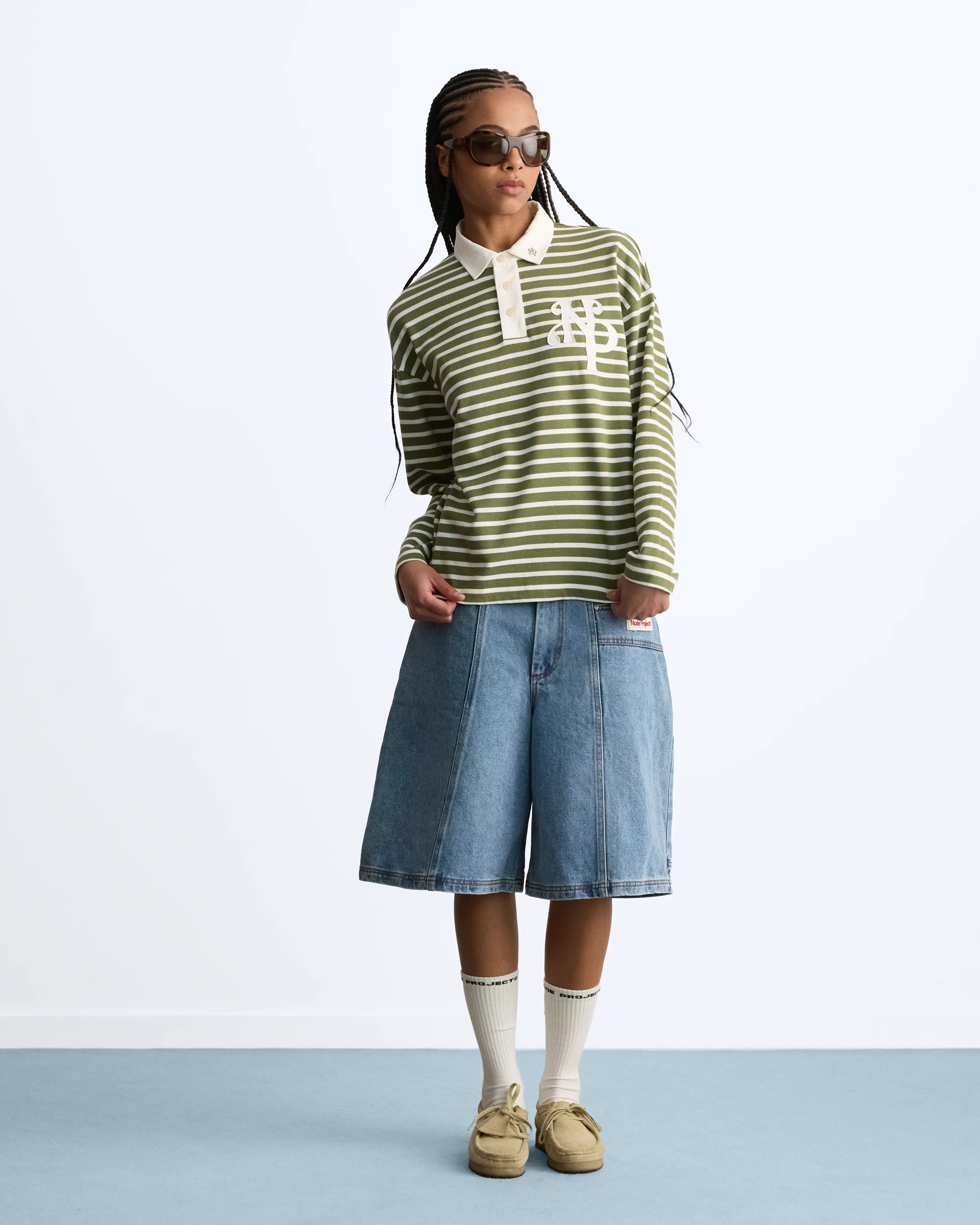 Rayas Polo Green