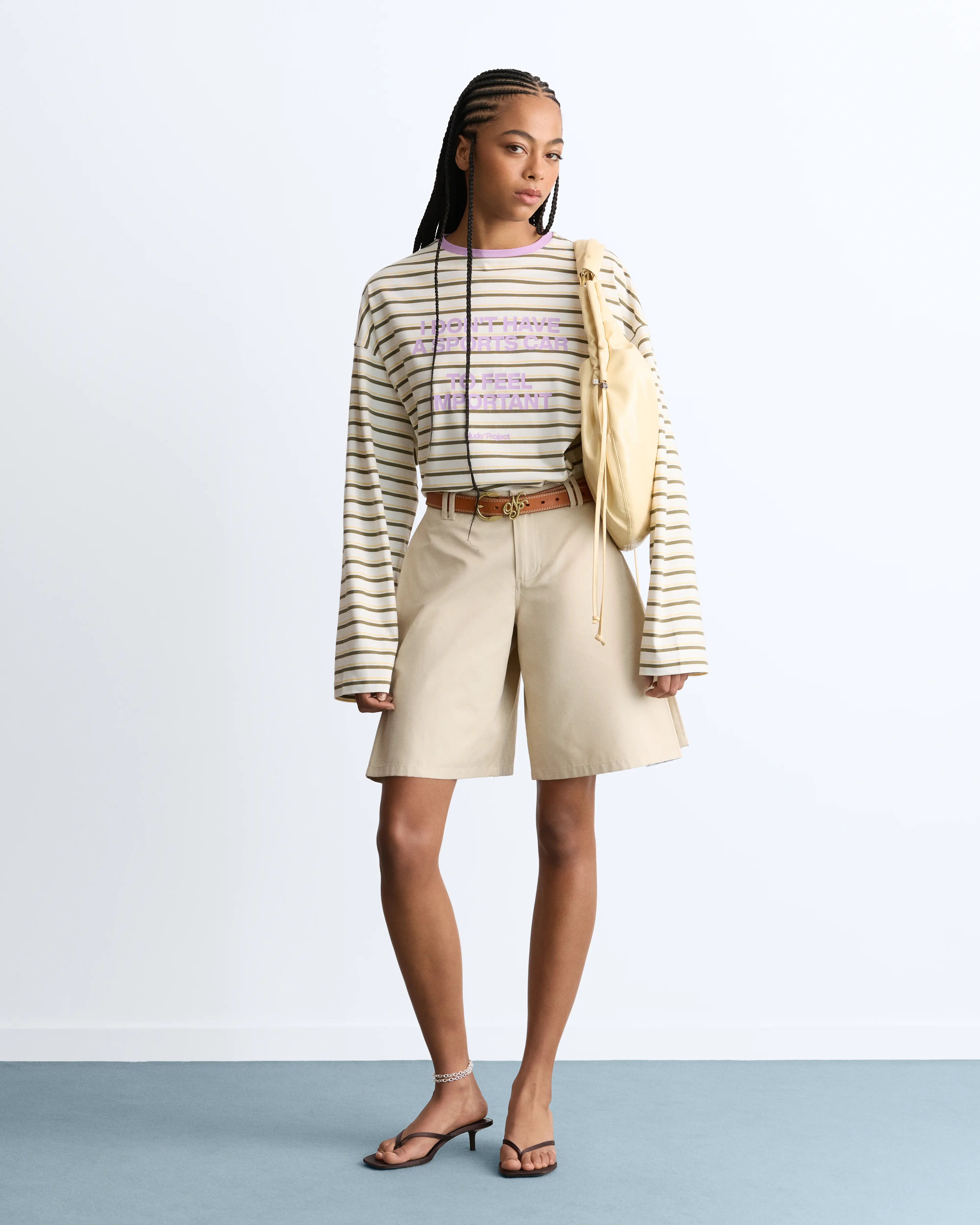 Grid Long-Sleeve Tee
