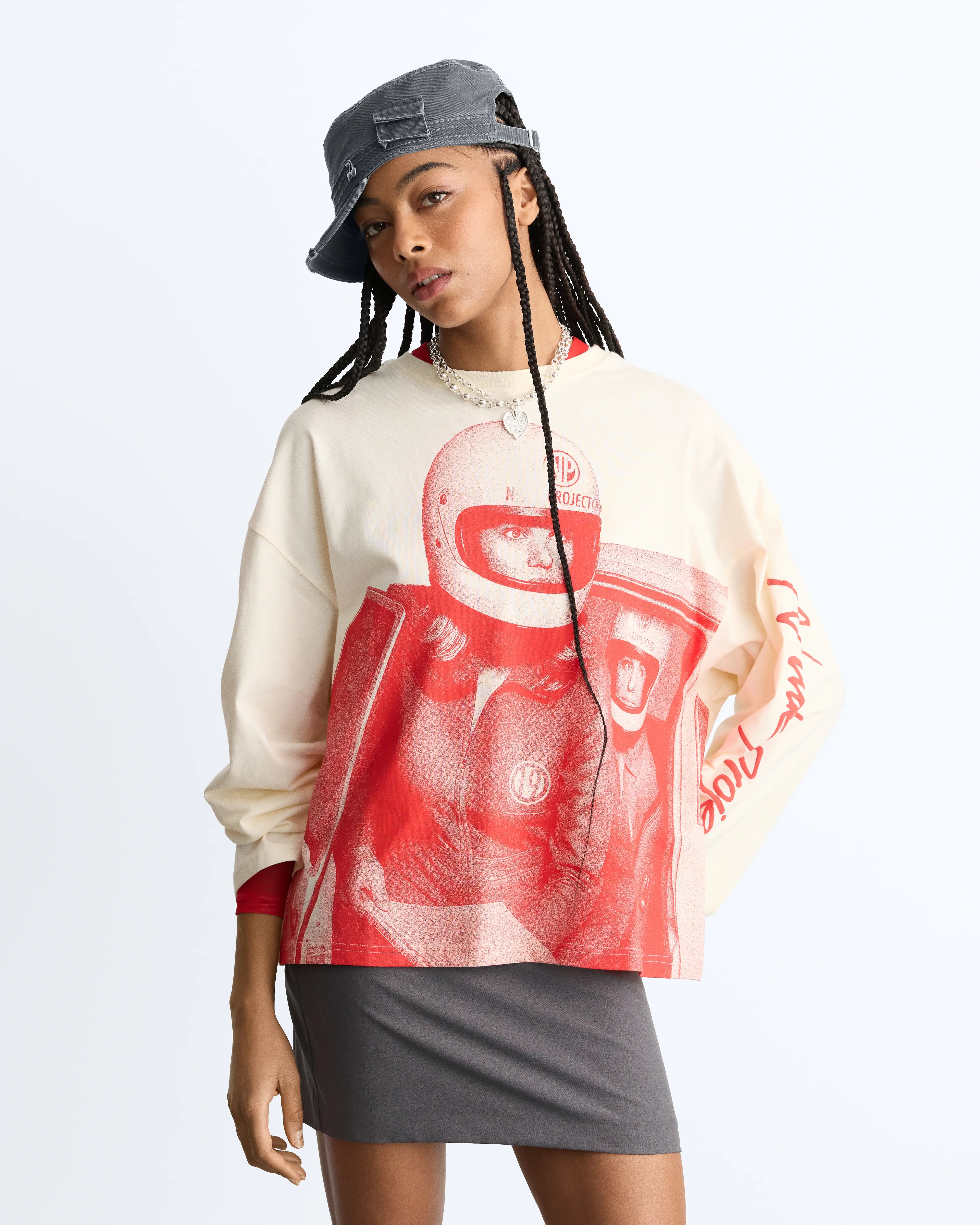 Rally Long-Sleeve Tee Red
