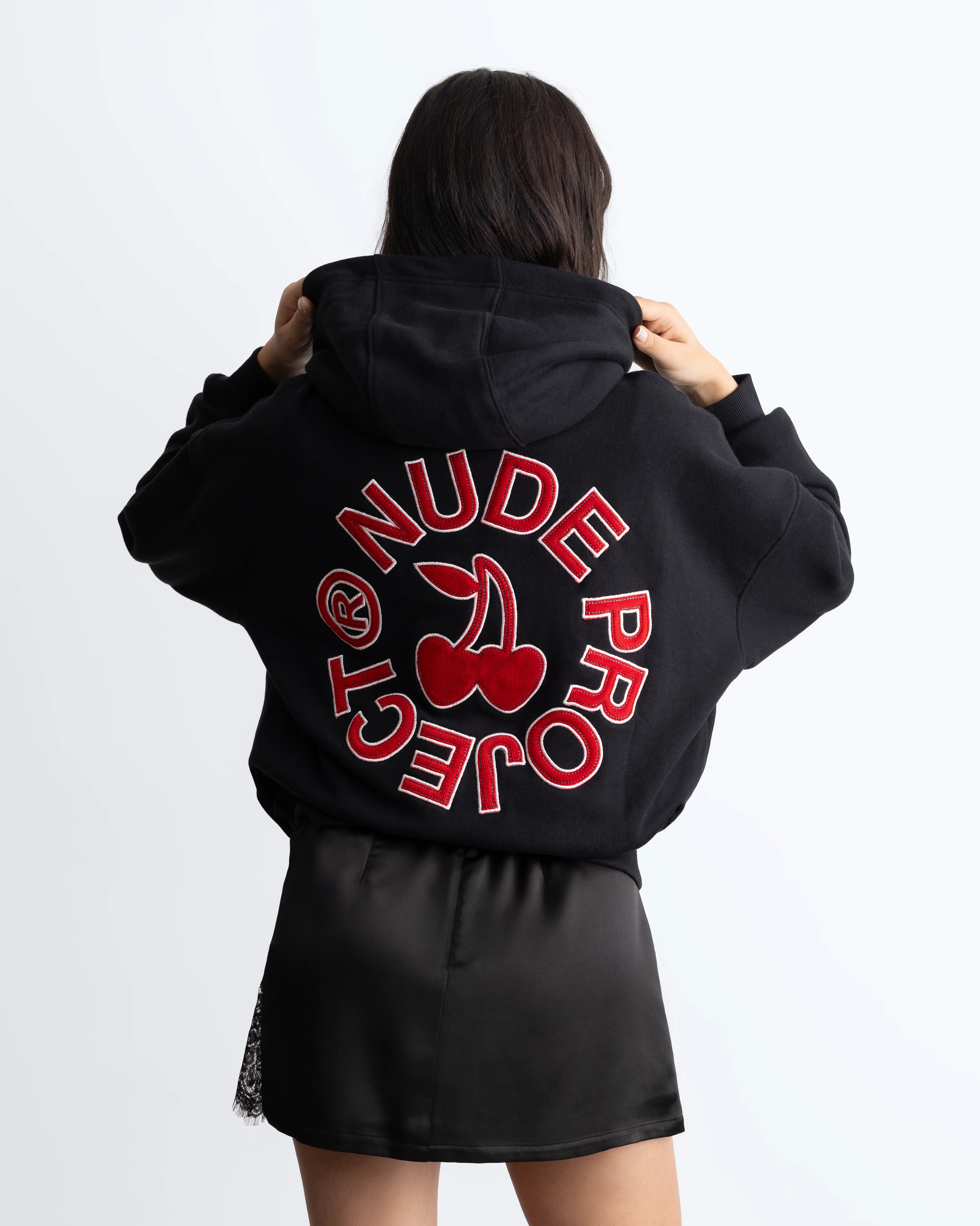 Kory Boxy Hoodie Black