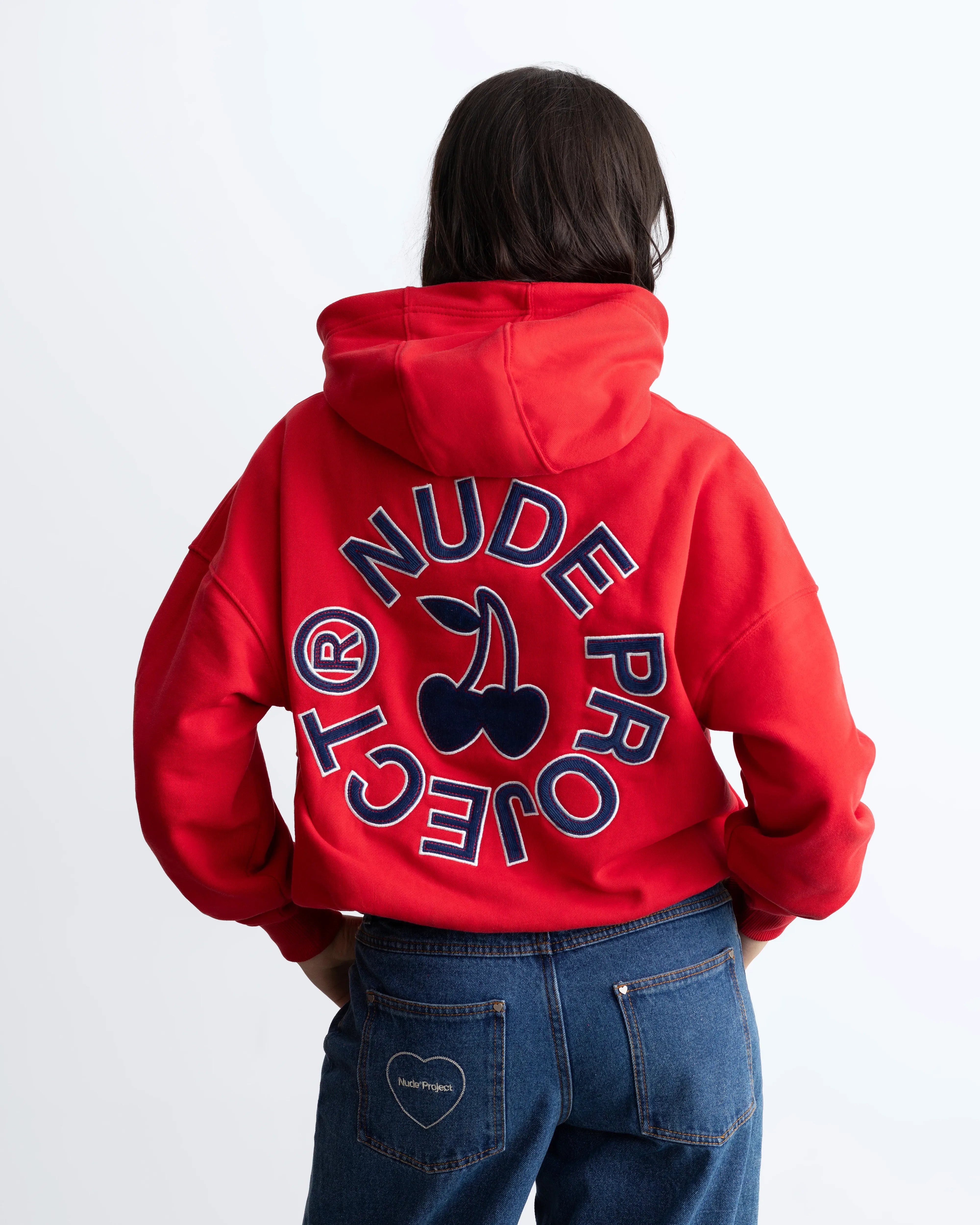 Kory Boxy Hoodie Red