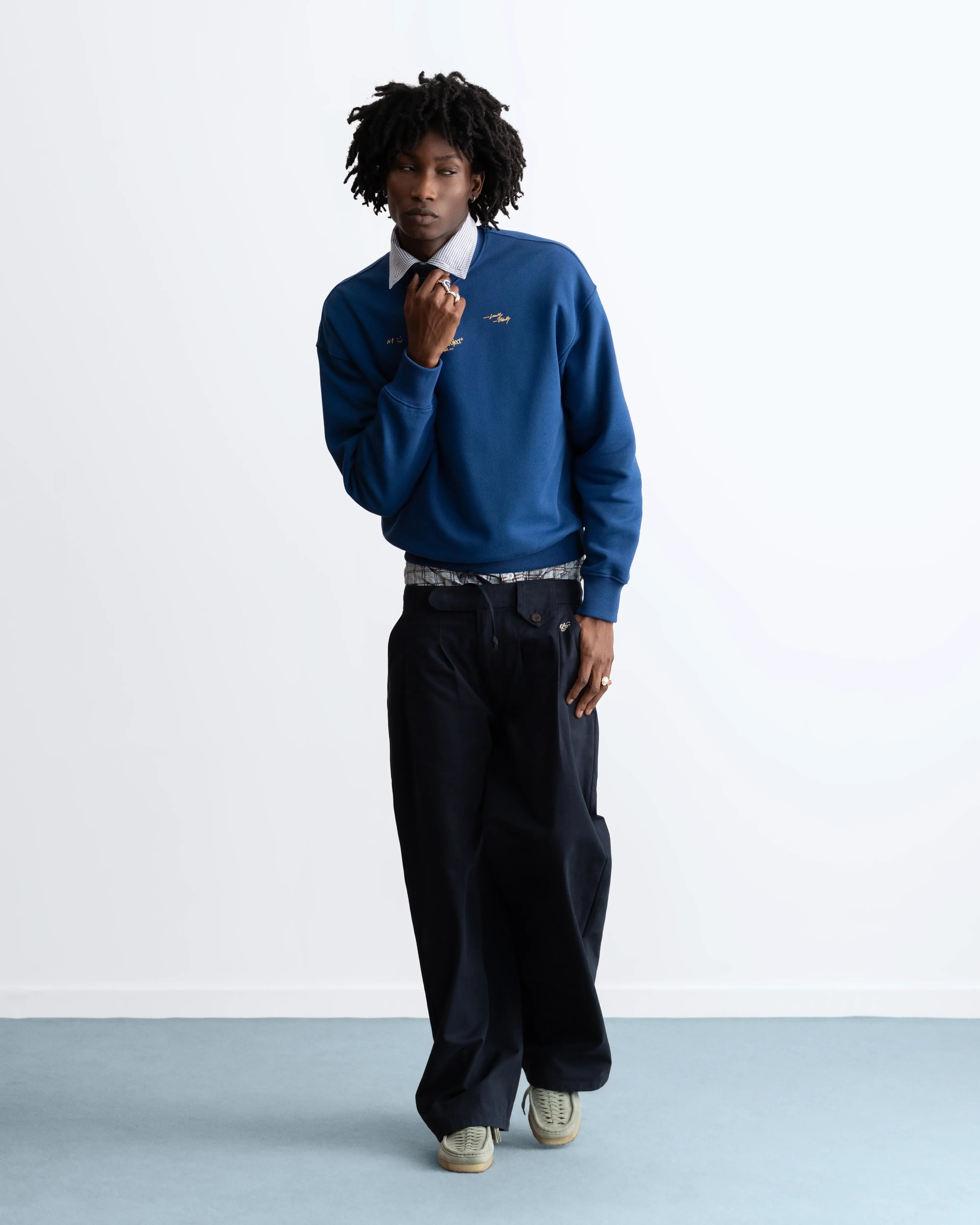Global Soon Sweatshirt Blue