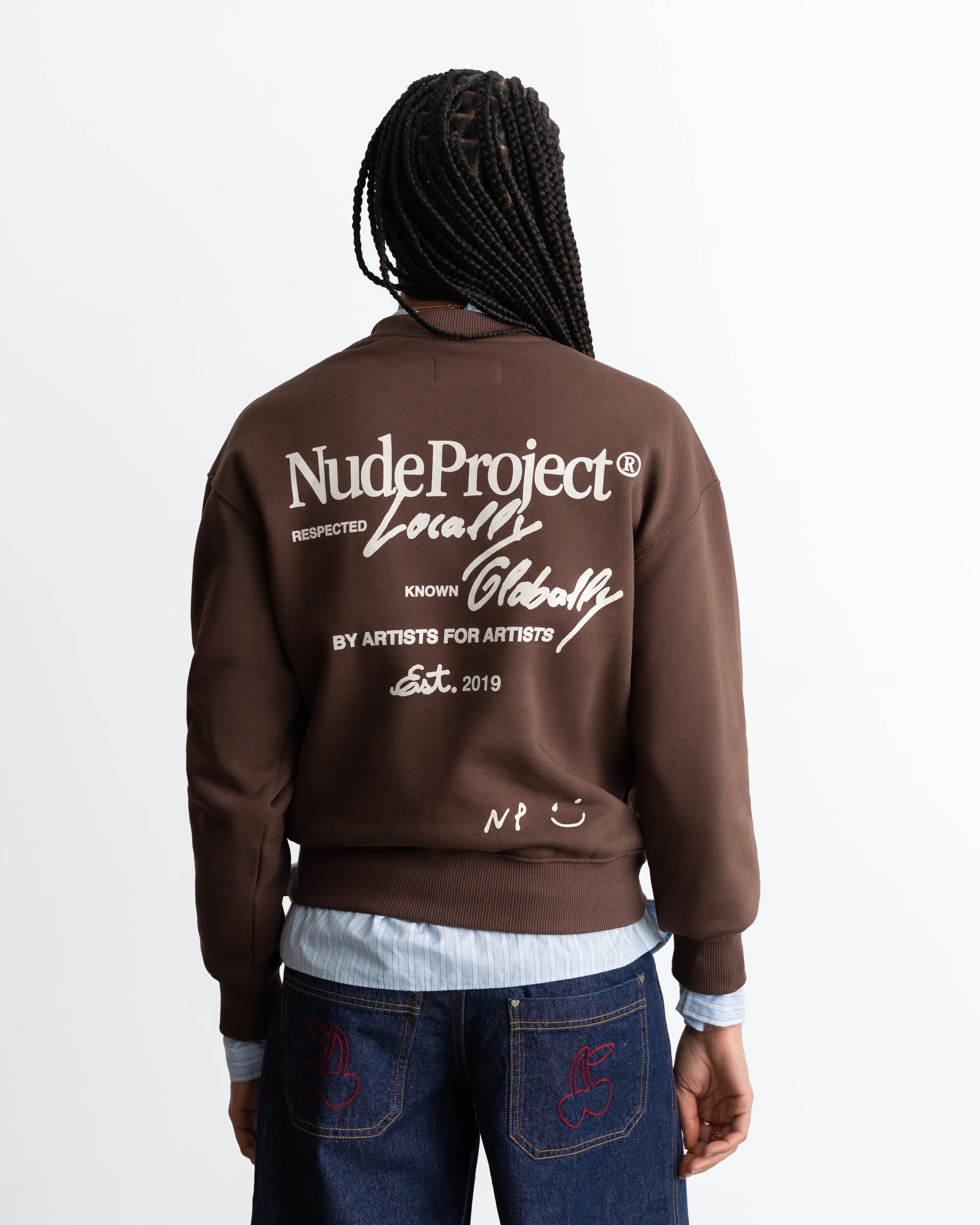 Global Soon Sweatshirt Brown