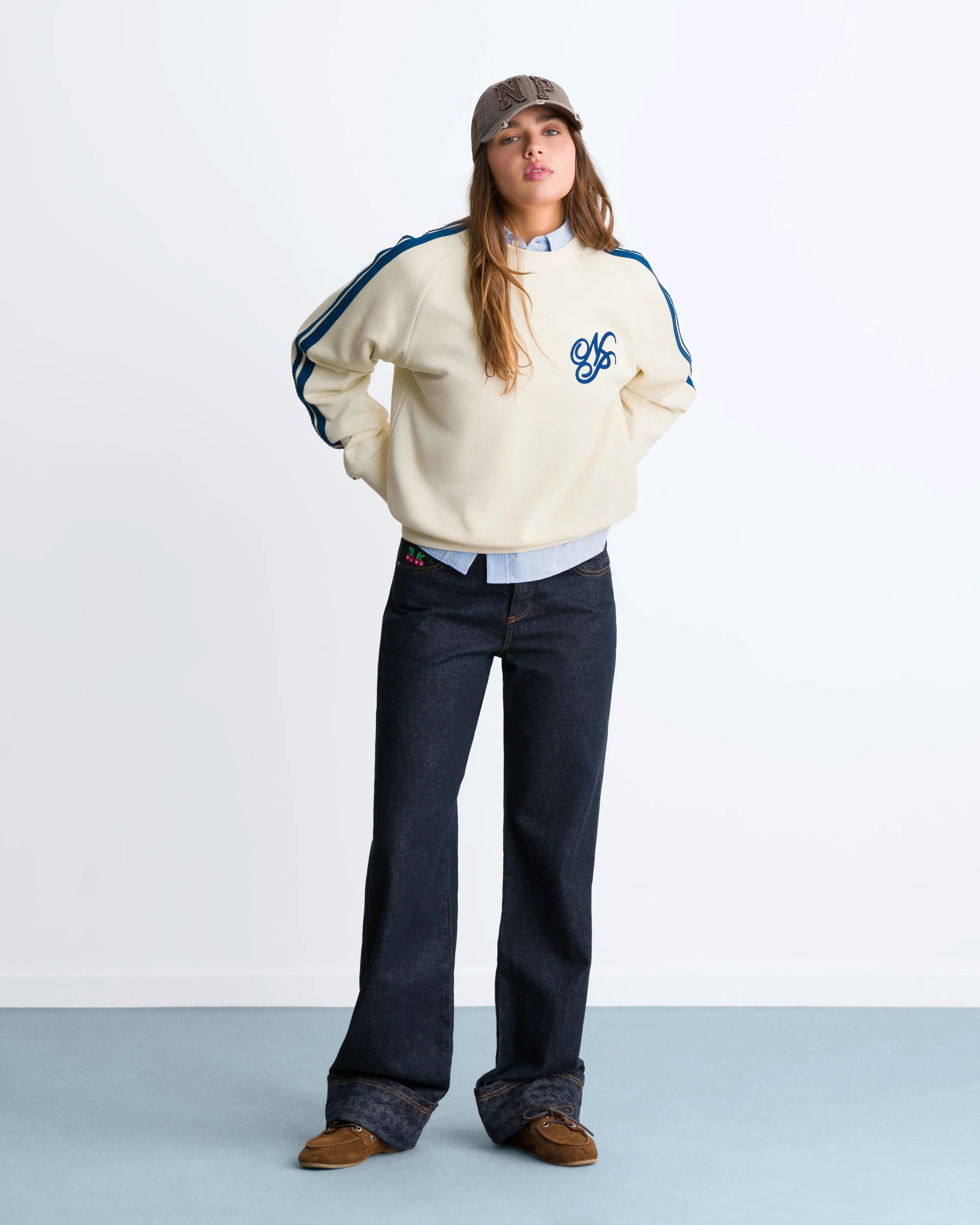 Ying-Yang Sweatshirt Marshmallow