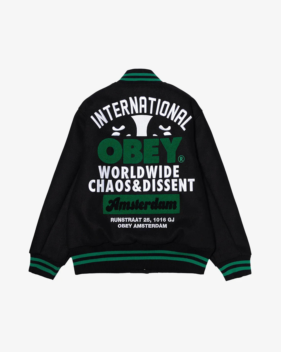 AMSTERDAM INTERNATIONAL VARSITY JACKET - Four Street