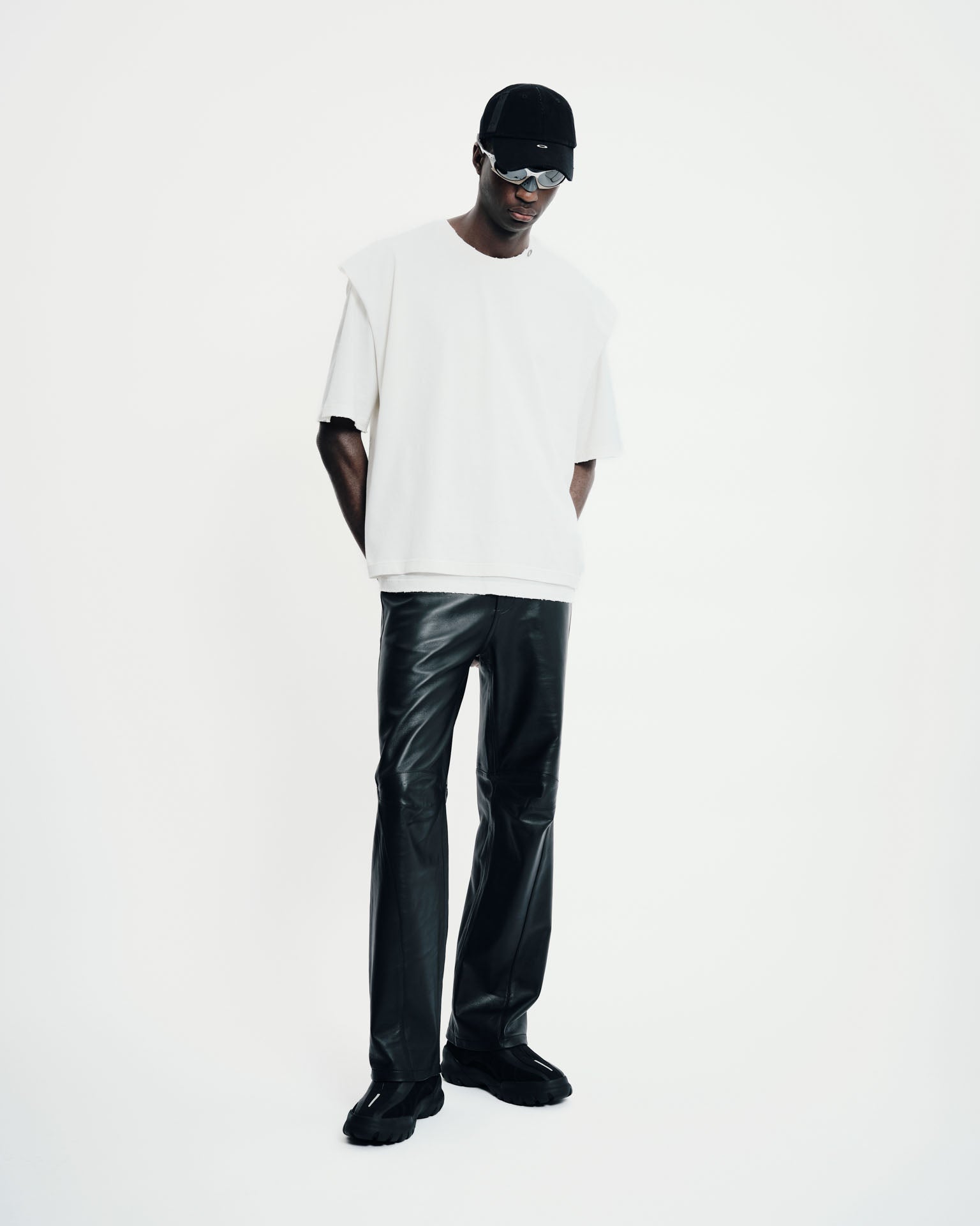 Camiseta Piet + Oakley Layered - Bone White