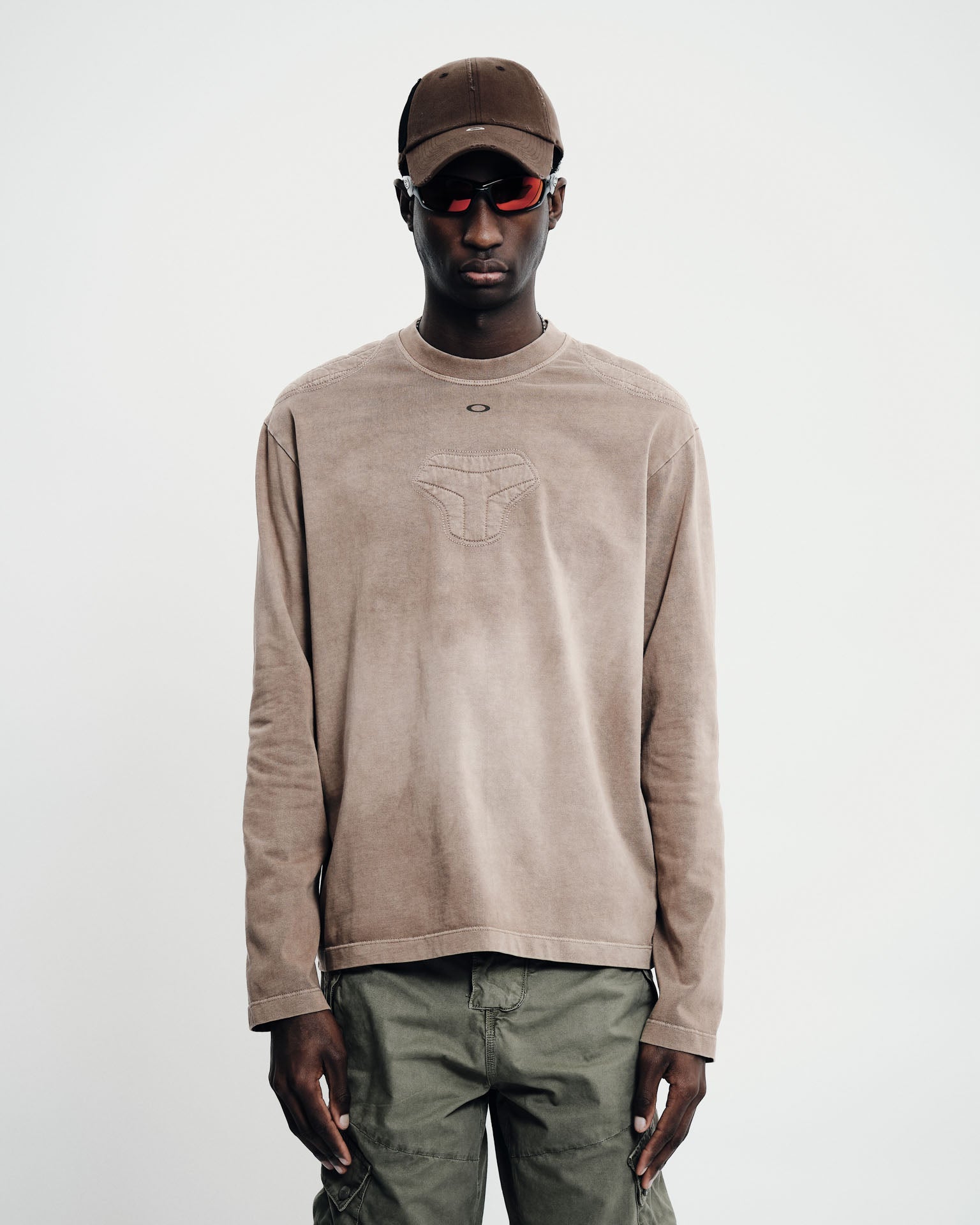 Camiseta Manga Longa Piet + Oakley - Dark Tan