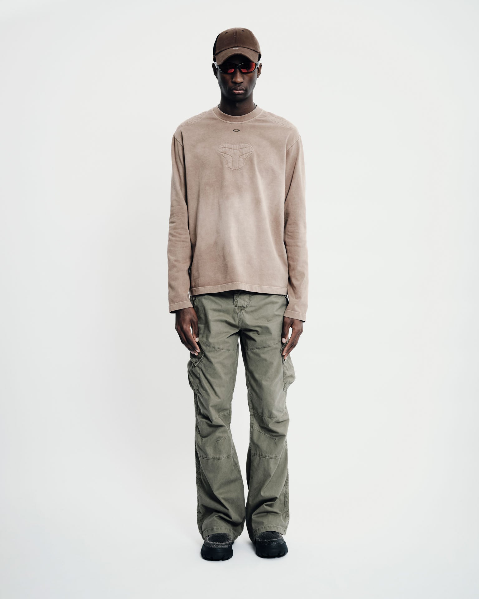 Camiseta Manga Longa Piet + Oakley - Dark Tan