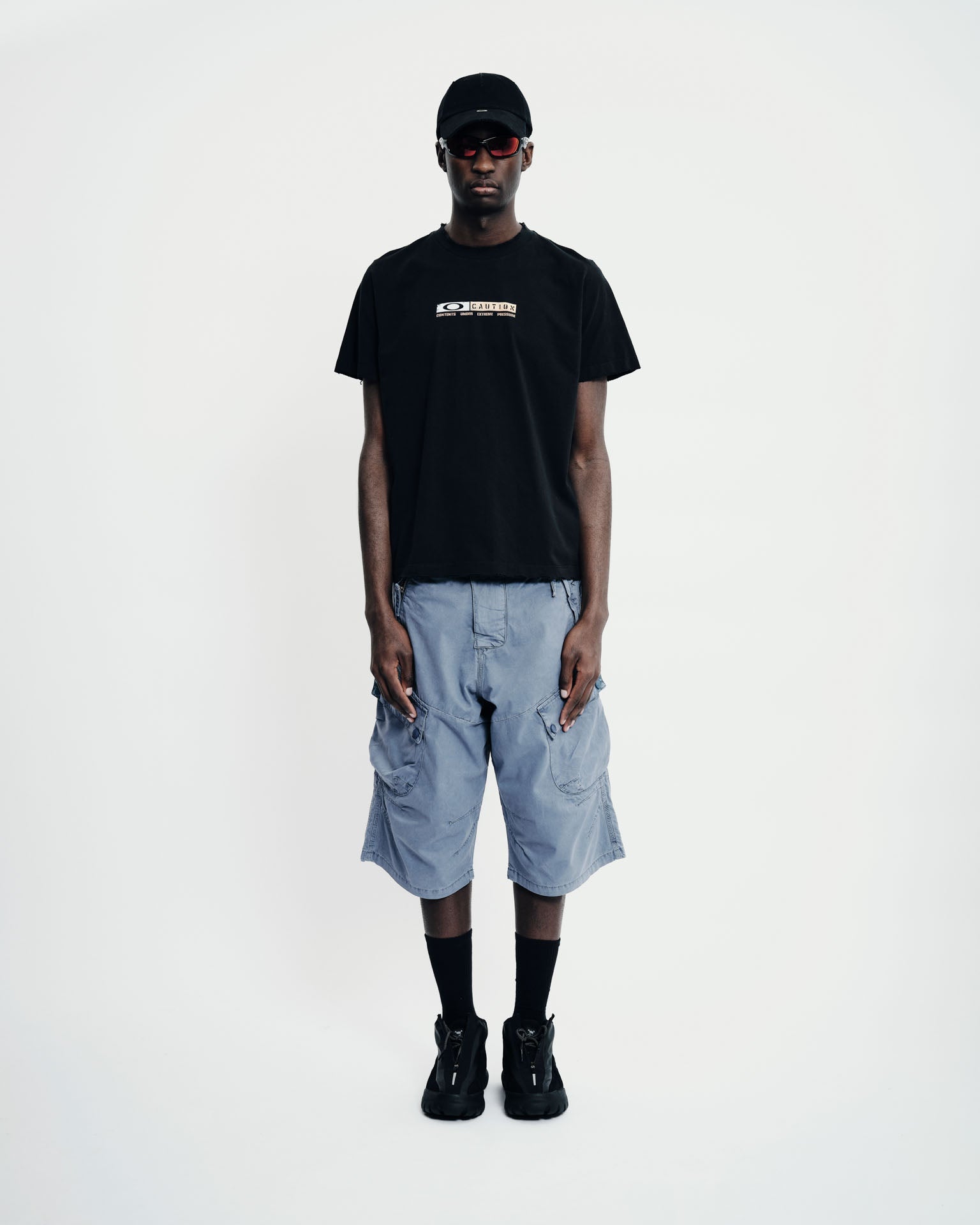 Camiseta Piet + Oakley Caution - Vintage Black