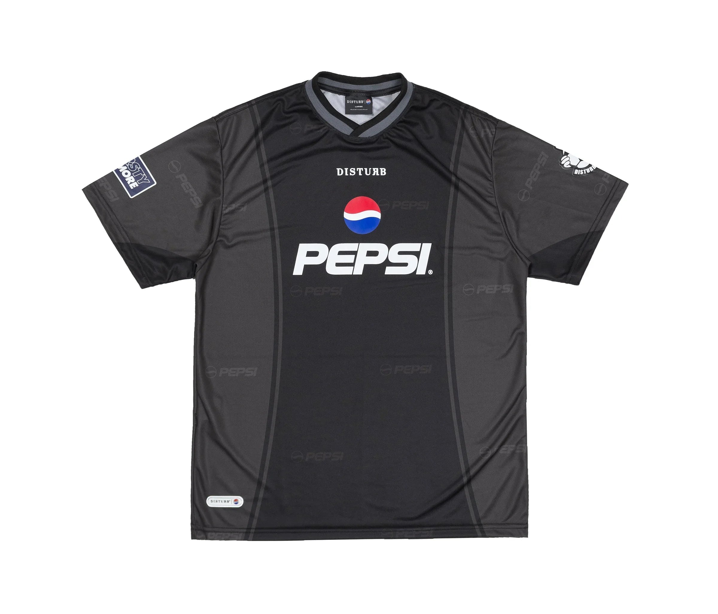 PEPSI Team Football Jersey In Black - Four Street