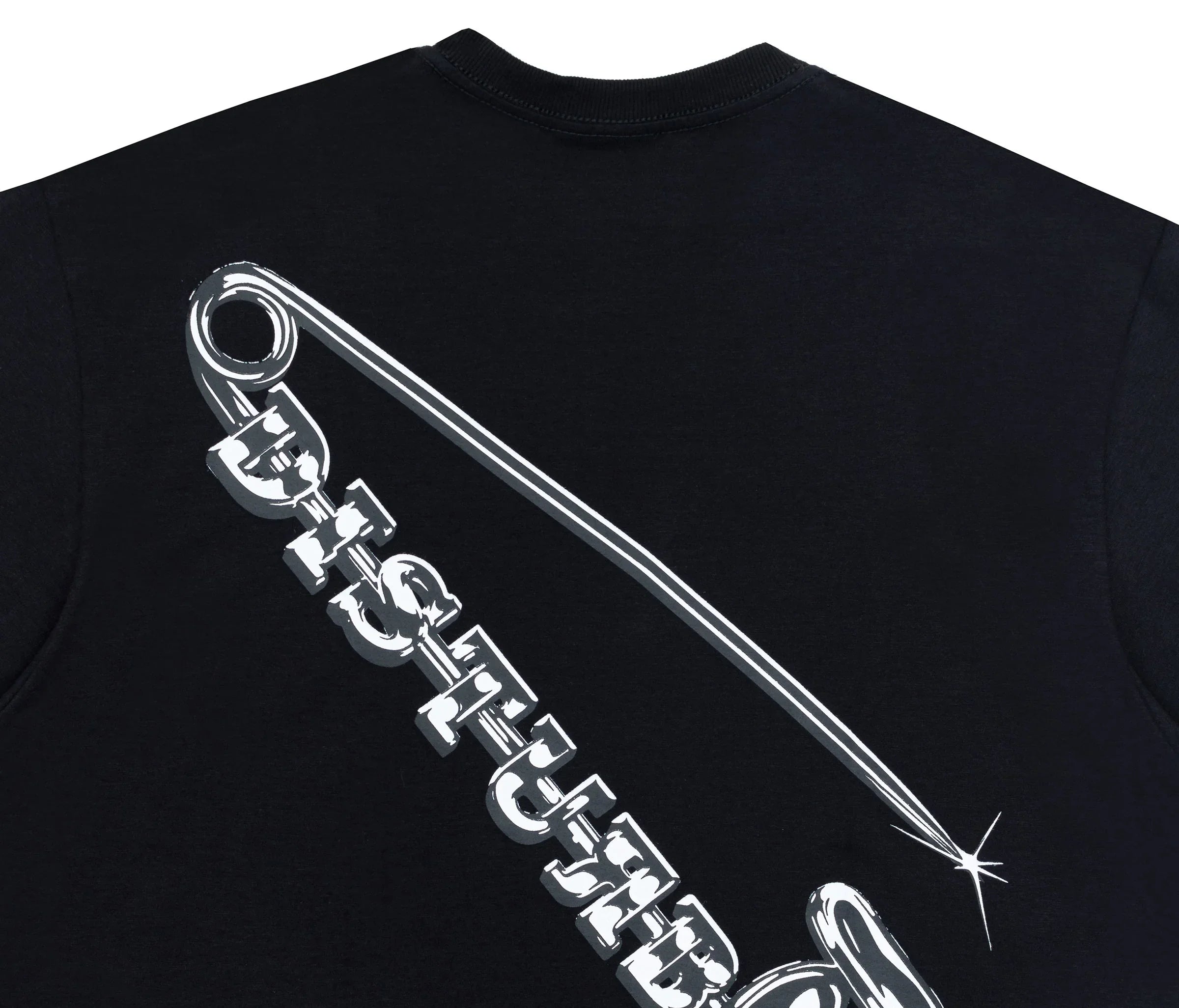 Safety Pin T-Shirt In Black - Four Street