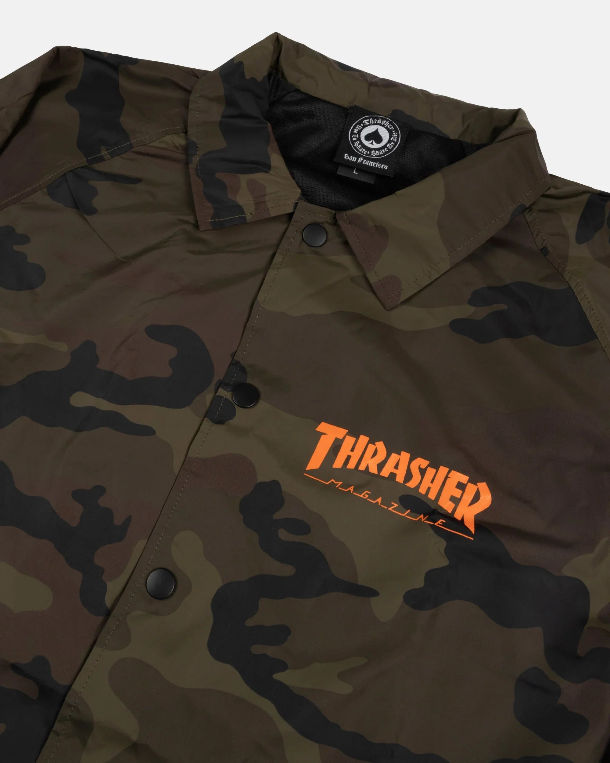 SKATEGOAT - COACH JACKET - CAMO - Four Street