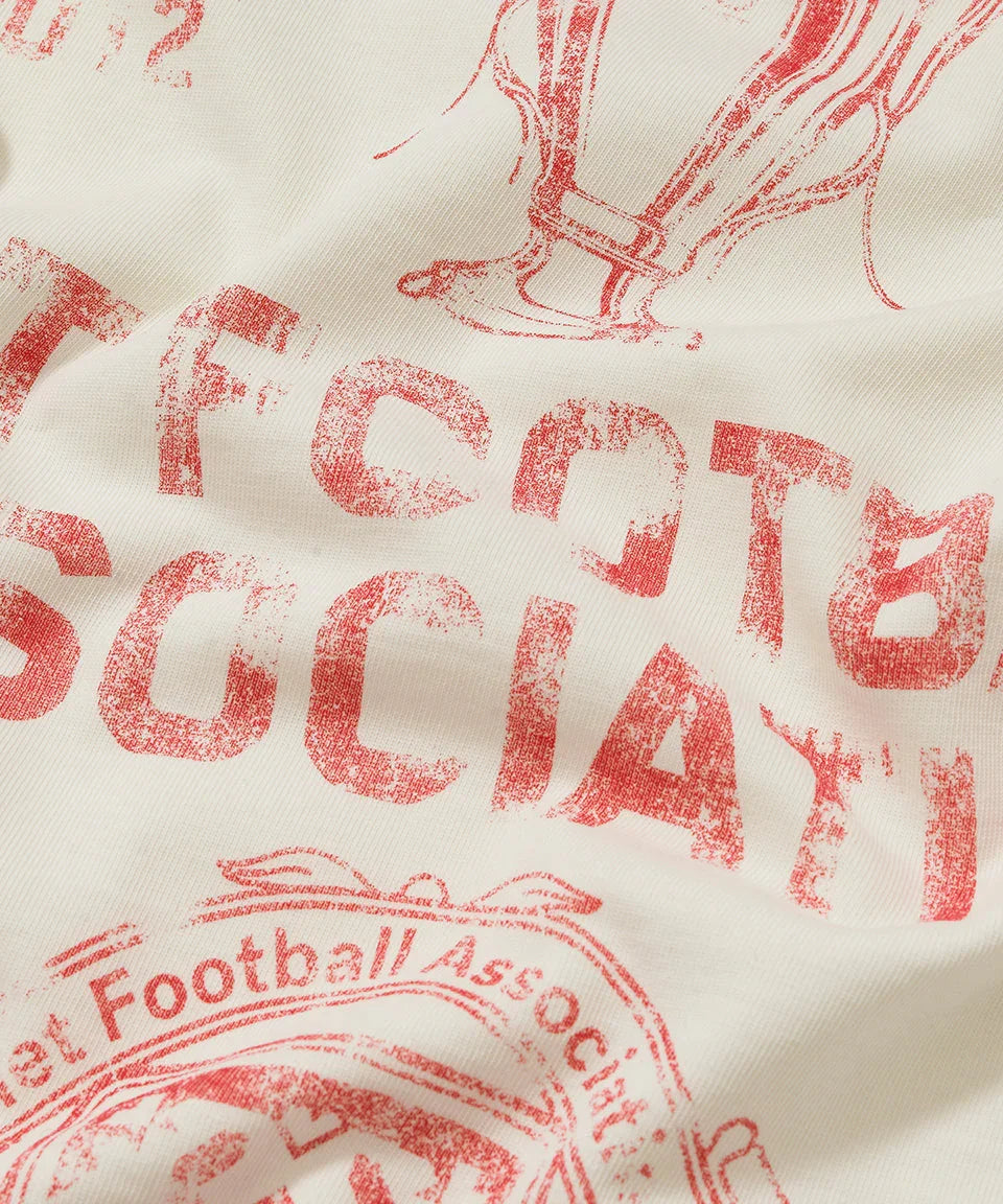 Football Association T-shirt Bone White - Four Street